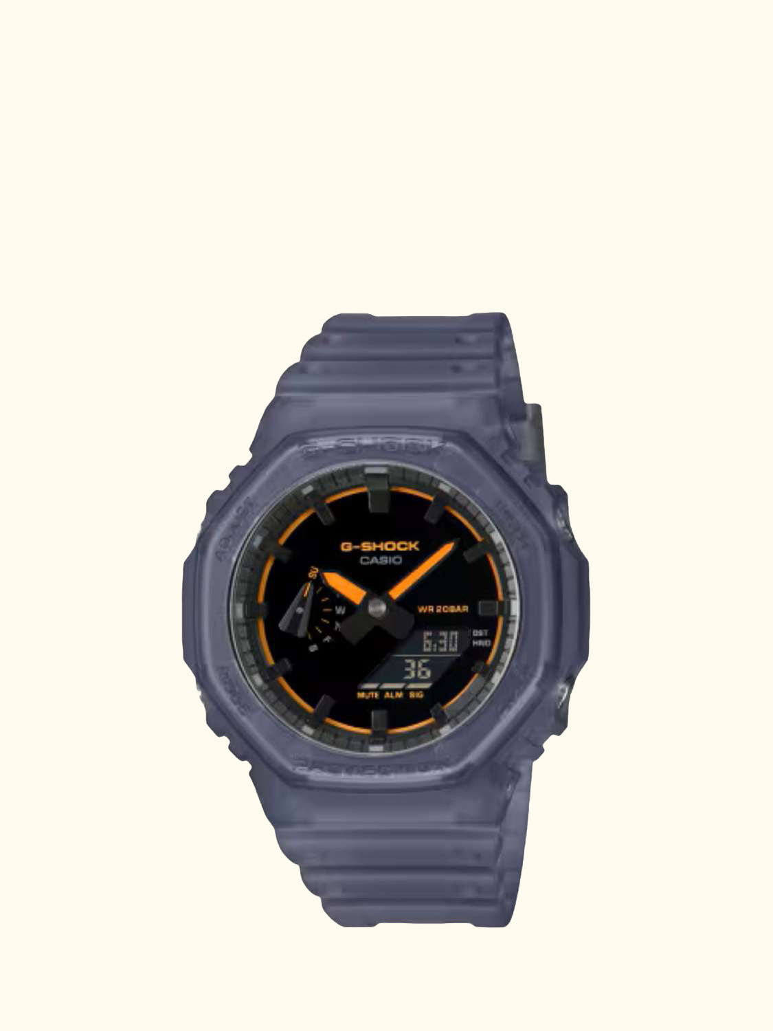GA-2100K-2AER Men's G-SHOCK Smoked Lights 2100 Watch, Blue