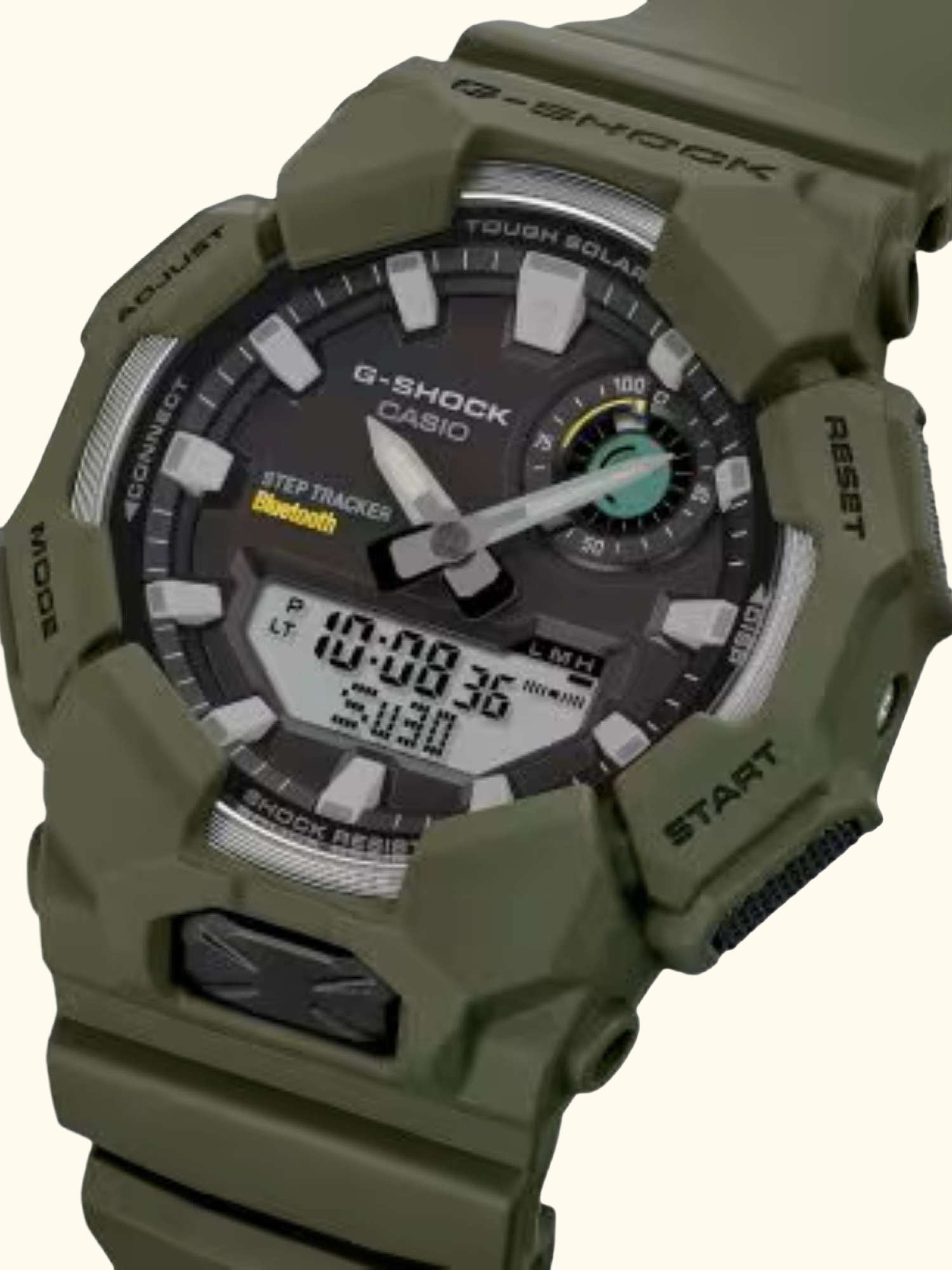 GA-B010-3AER Men's Solar G-Shock Watch, Green