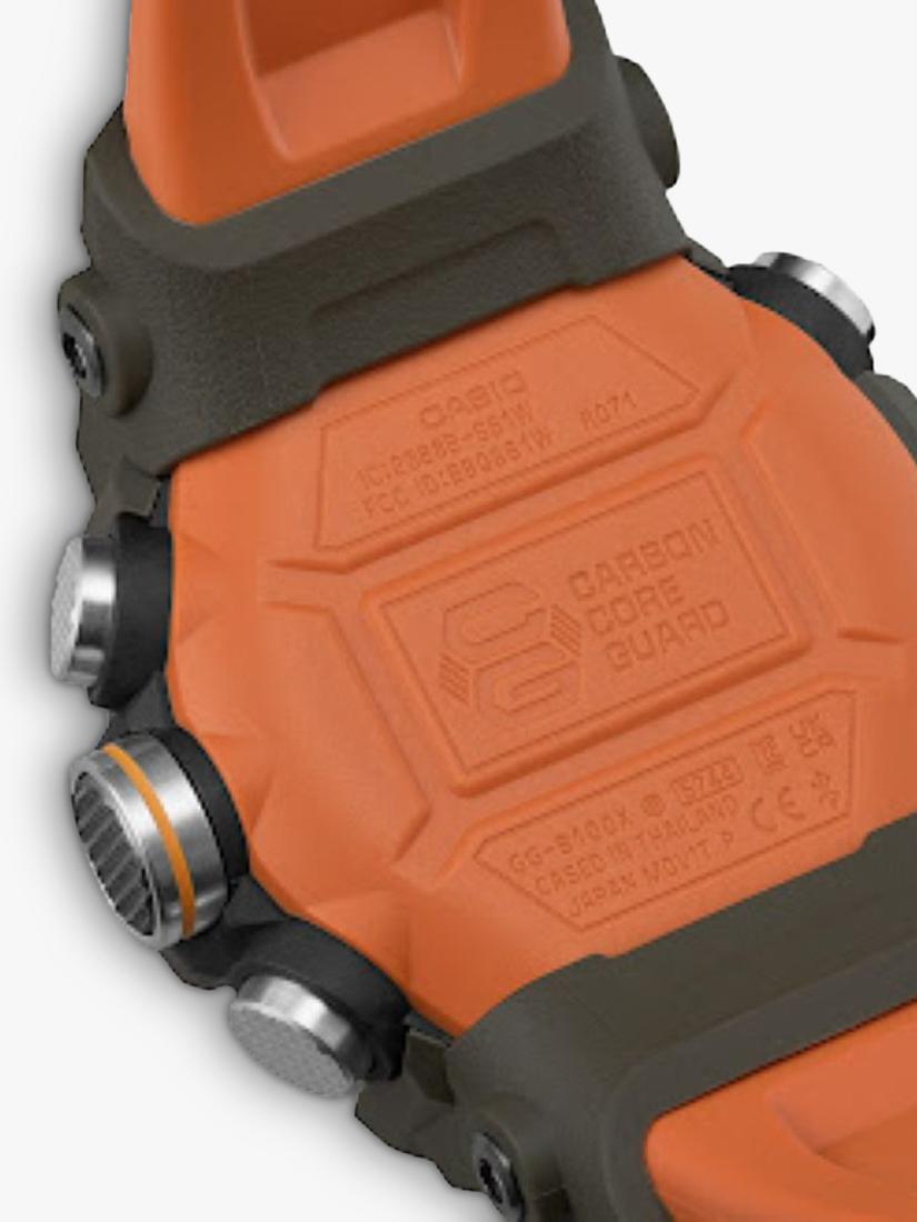 GG-B100X-1A9ER Men's G-Shock Mudmaster Resin Strap Watch, Orange