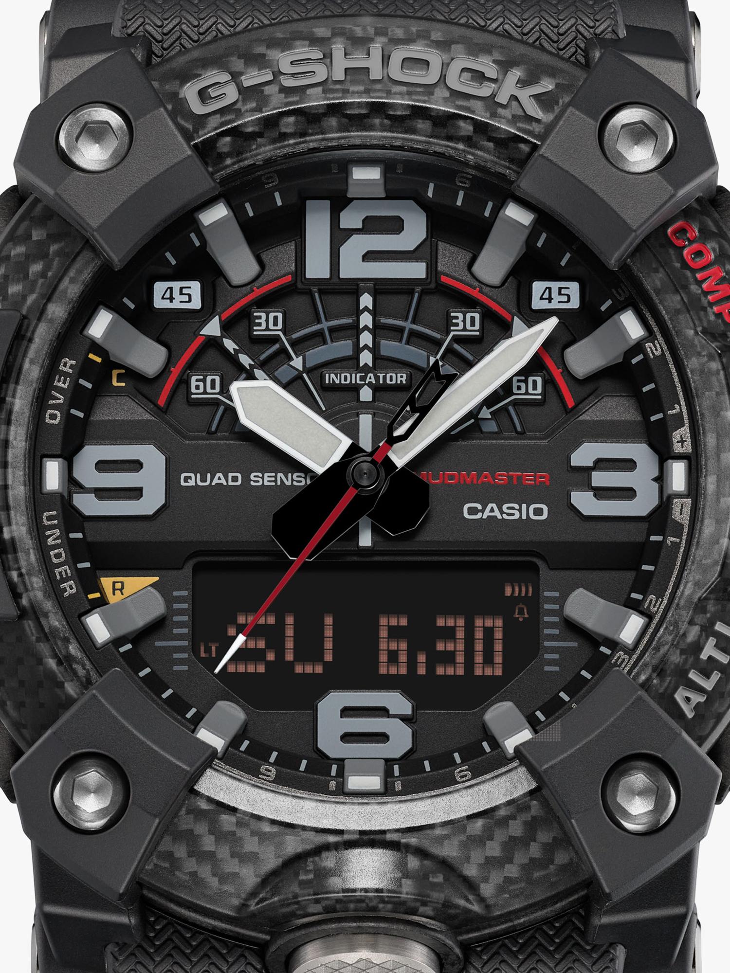 GG-B100X-1AER Men's G-Shock Mudmaster Resin Strap Watch, Black