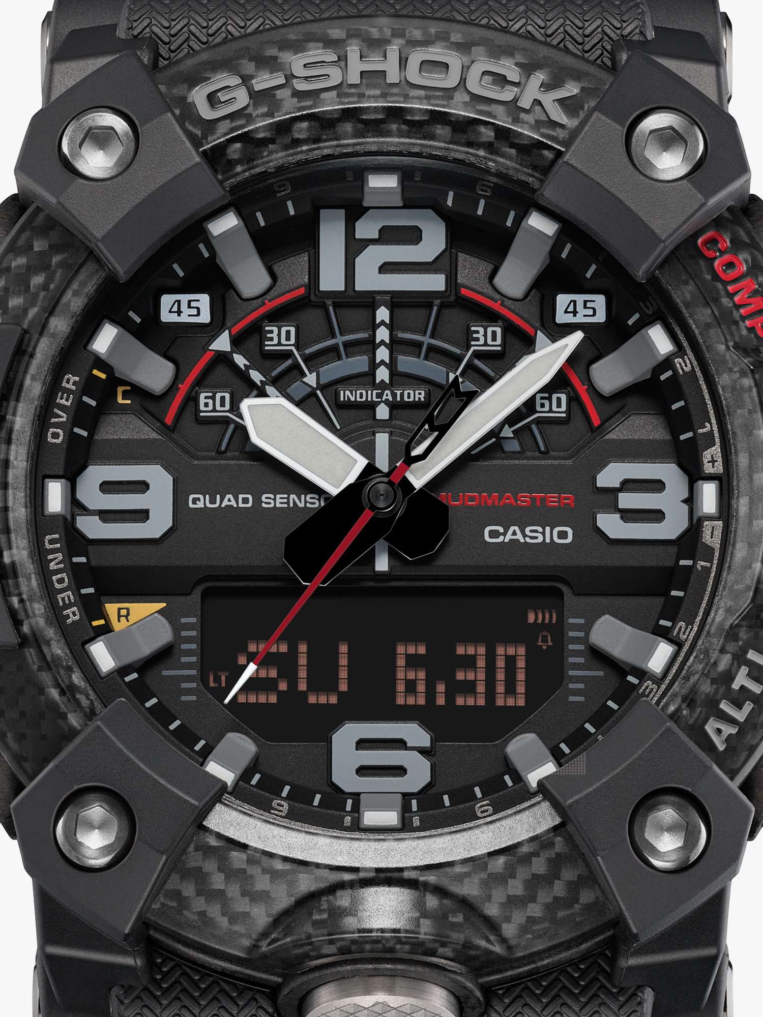 GG-B100X-1AER Men's G-Shock Mudmaster Resin Strap Watch, Black