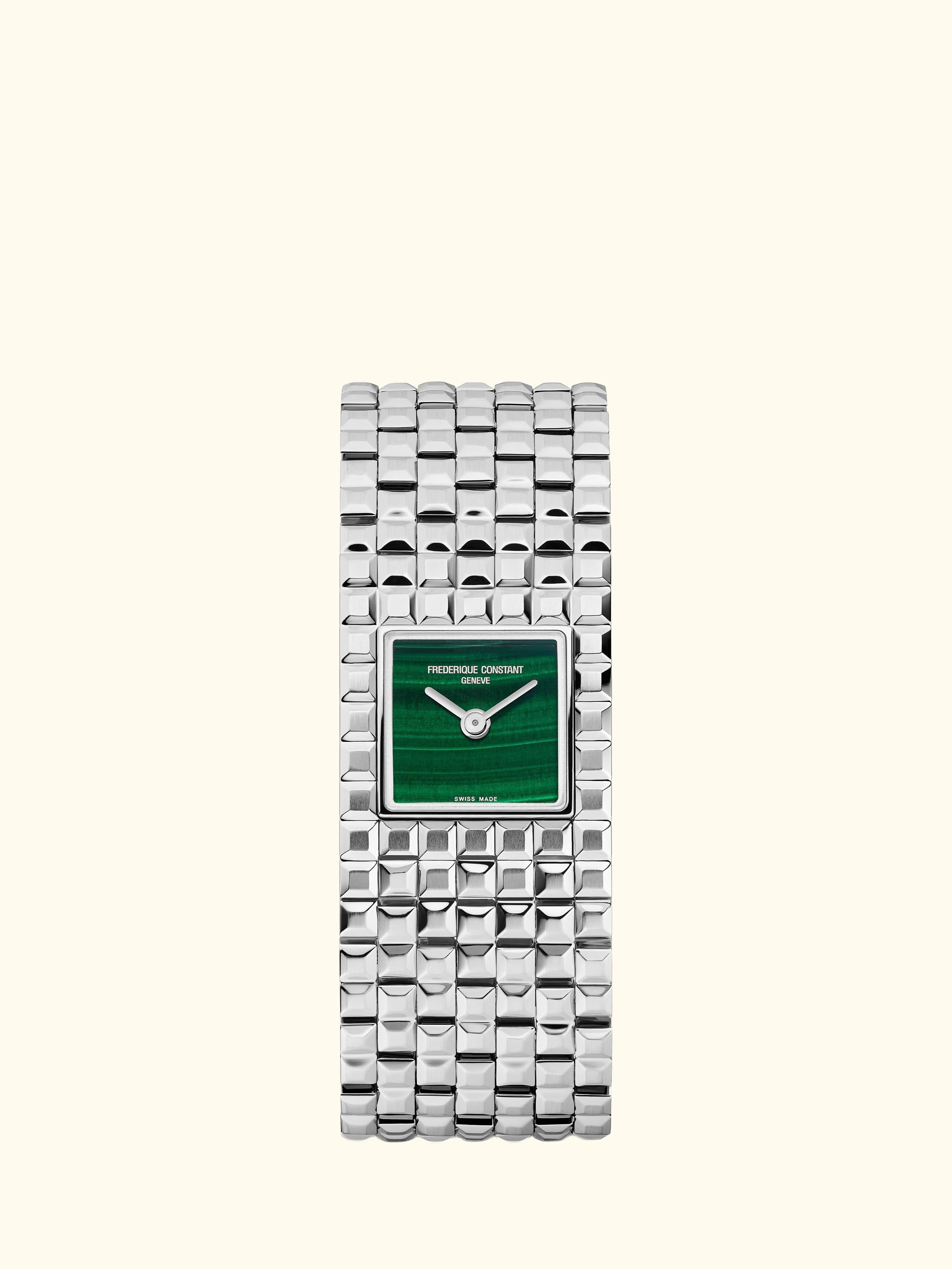 FC-200MA1MC6B Women's Square Bracelet Strap Watch, Green