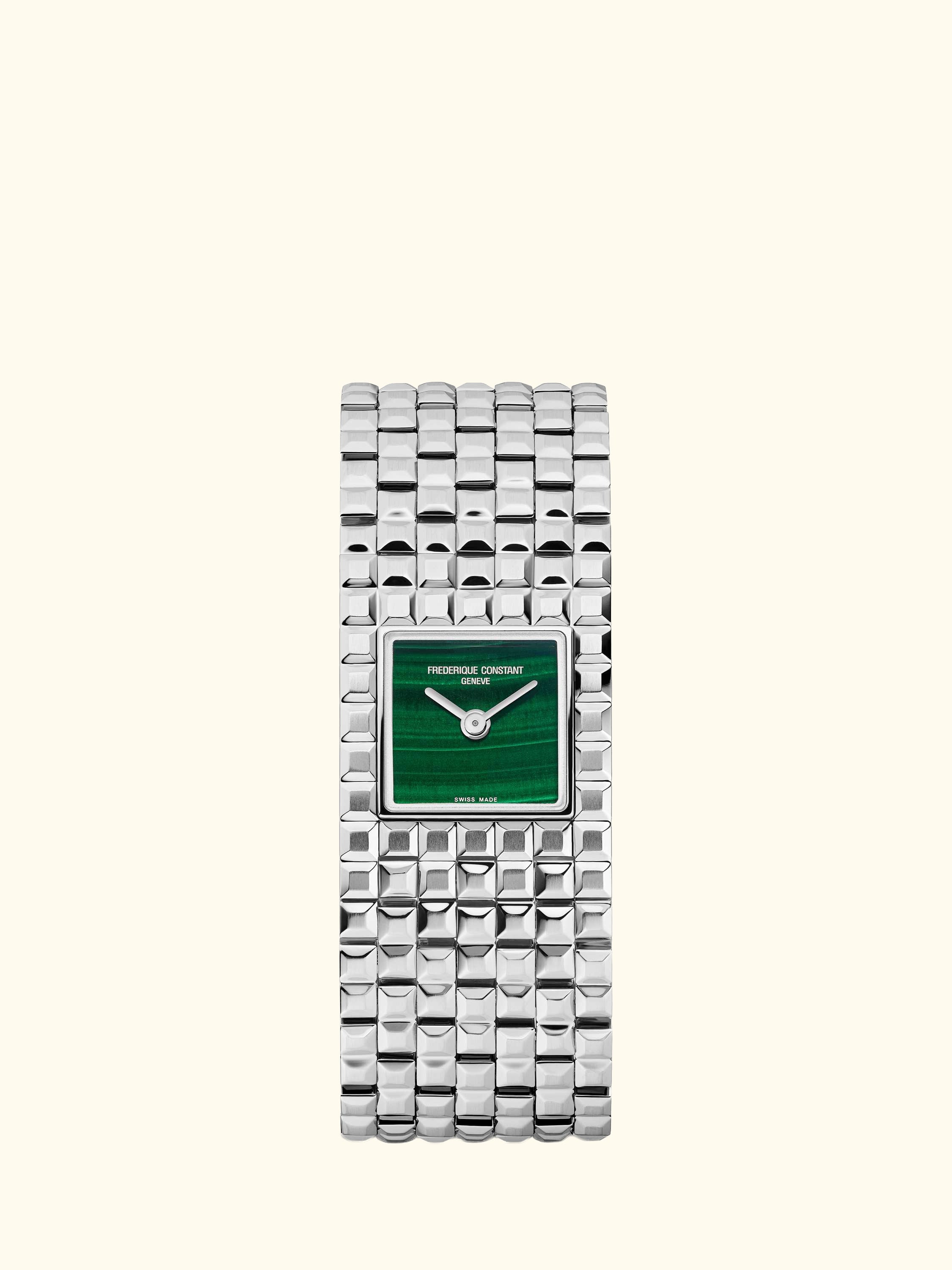 FC-200MA1MC6B Women's Square Bracelet Strap Watch, Green