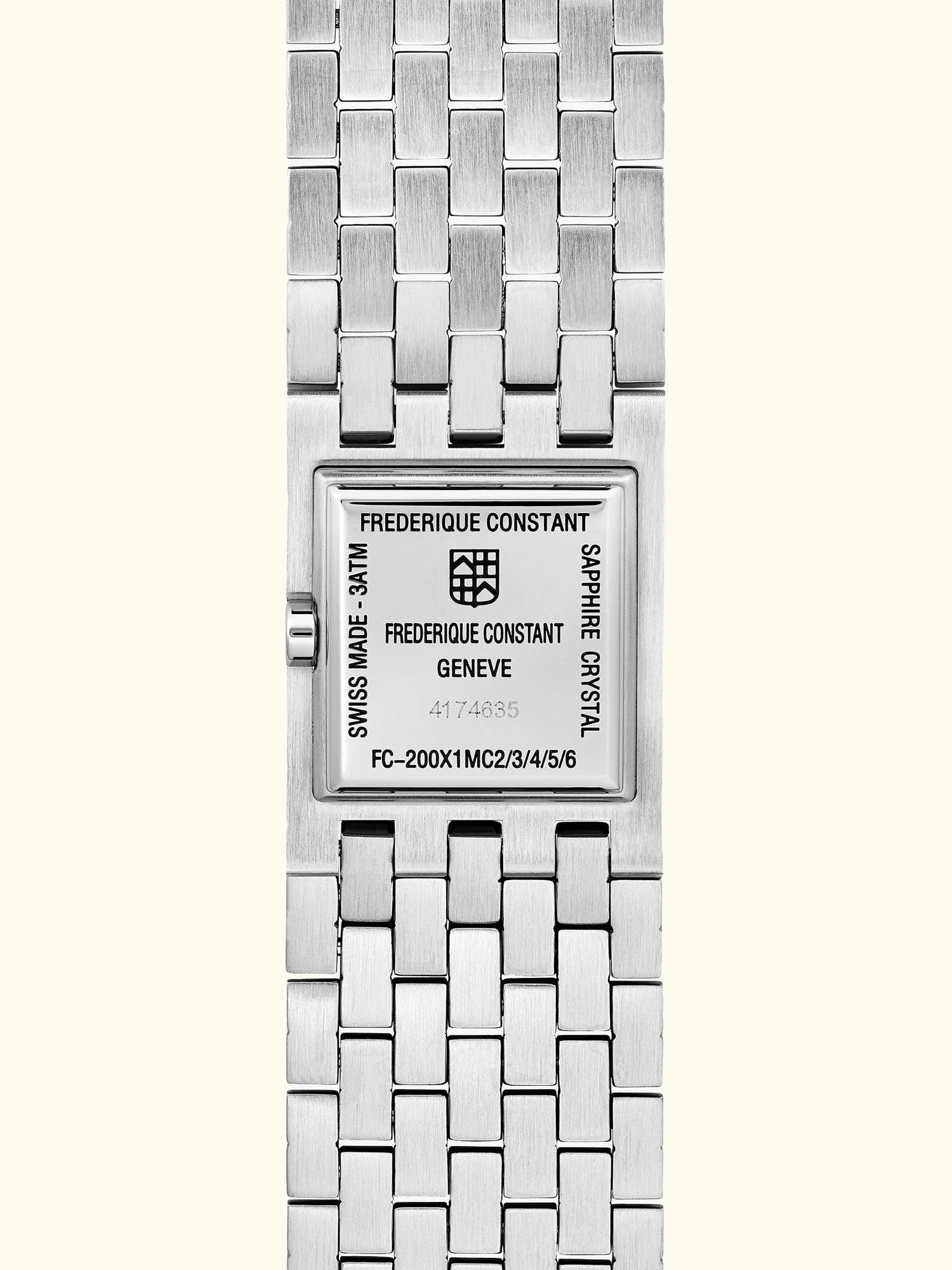 FC-200MA1MC6B Women's Square Bracelet Strap Watch, Green
