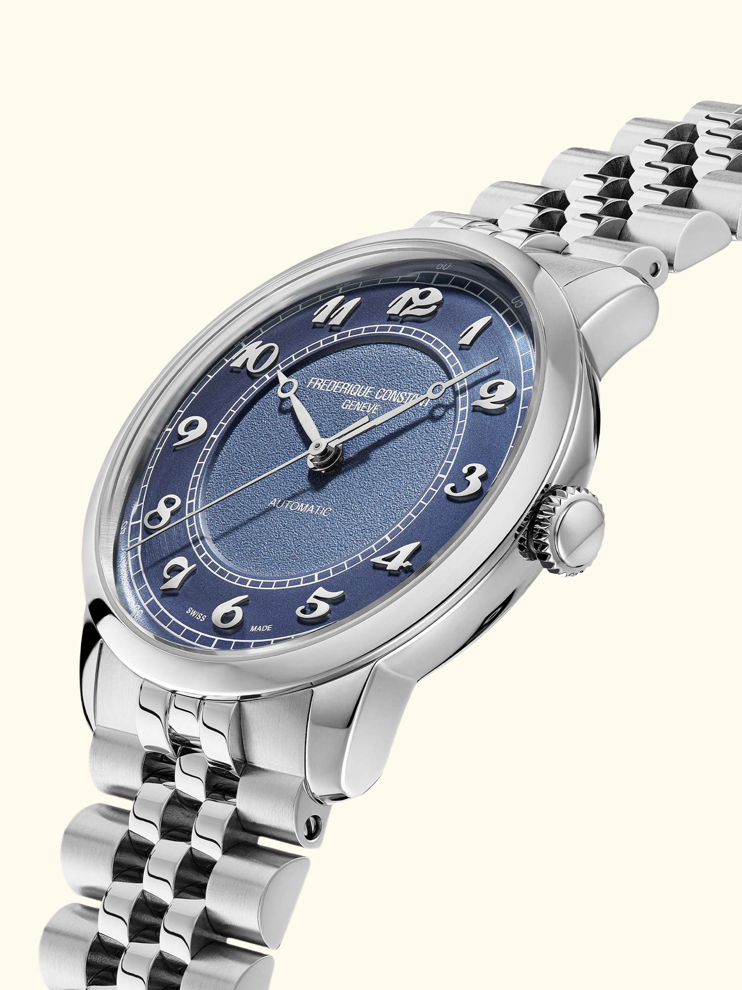 FC-301BL3B6B Men's Classics Premiere Round Bracelet Strap Watch, Blue