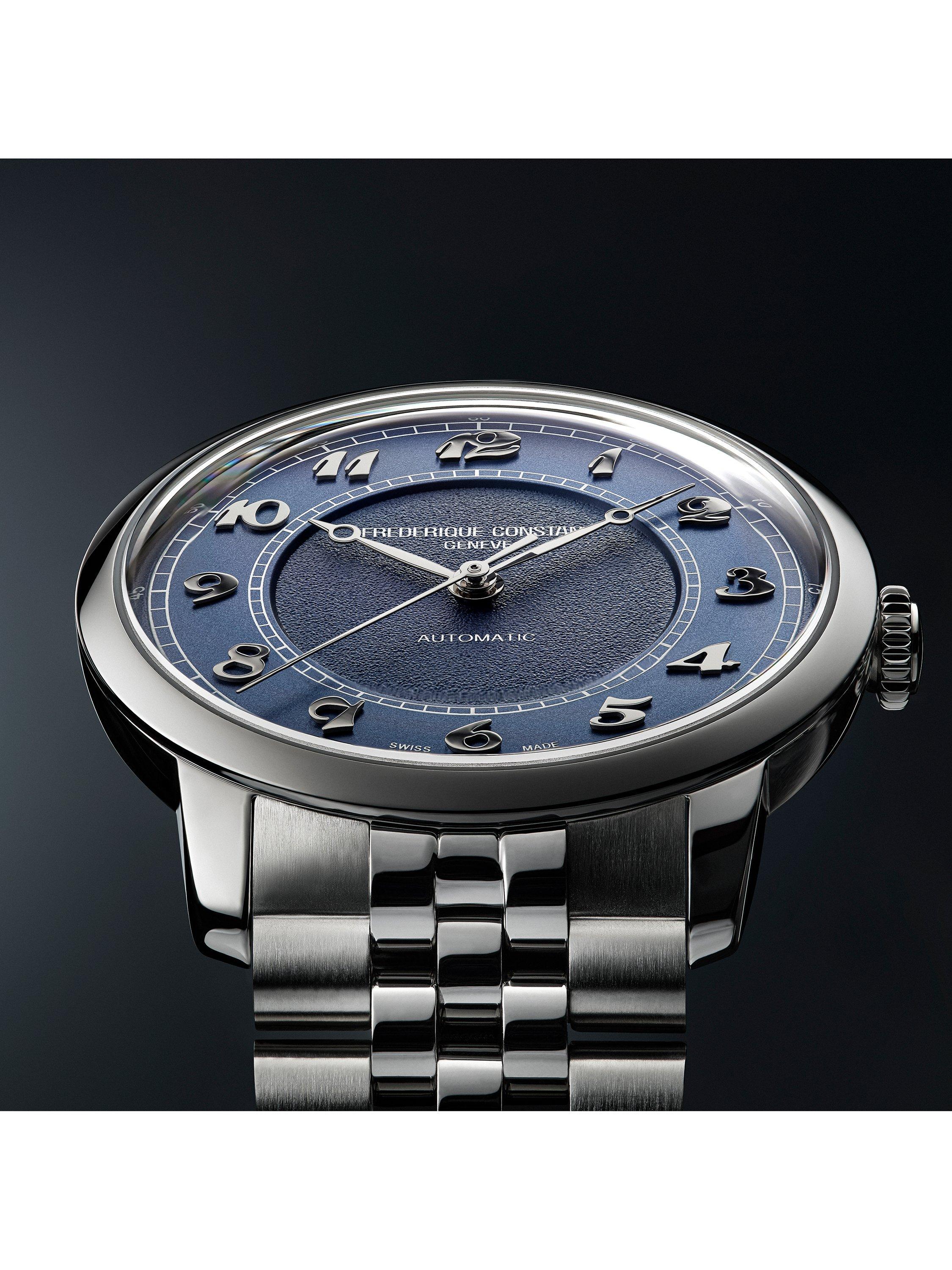 FC-301BL3B6B Men's Classics Premiere Round Bracelet Strap Watch, Blue