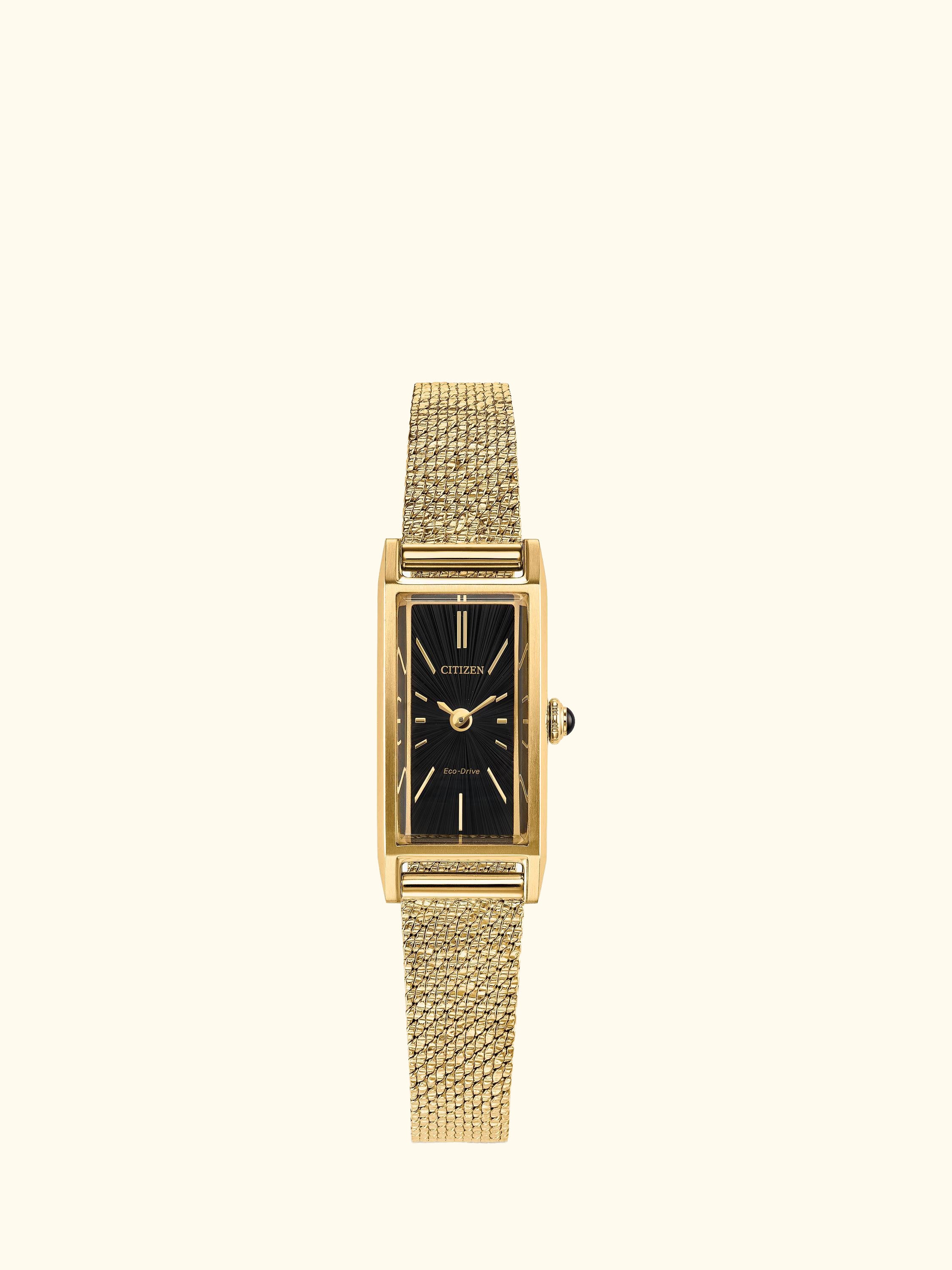 EG7128-59E Women's Fio Rectangular Bracelet Strap Watch, Gold