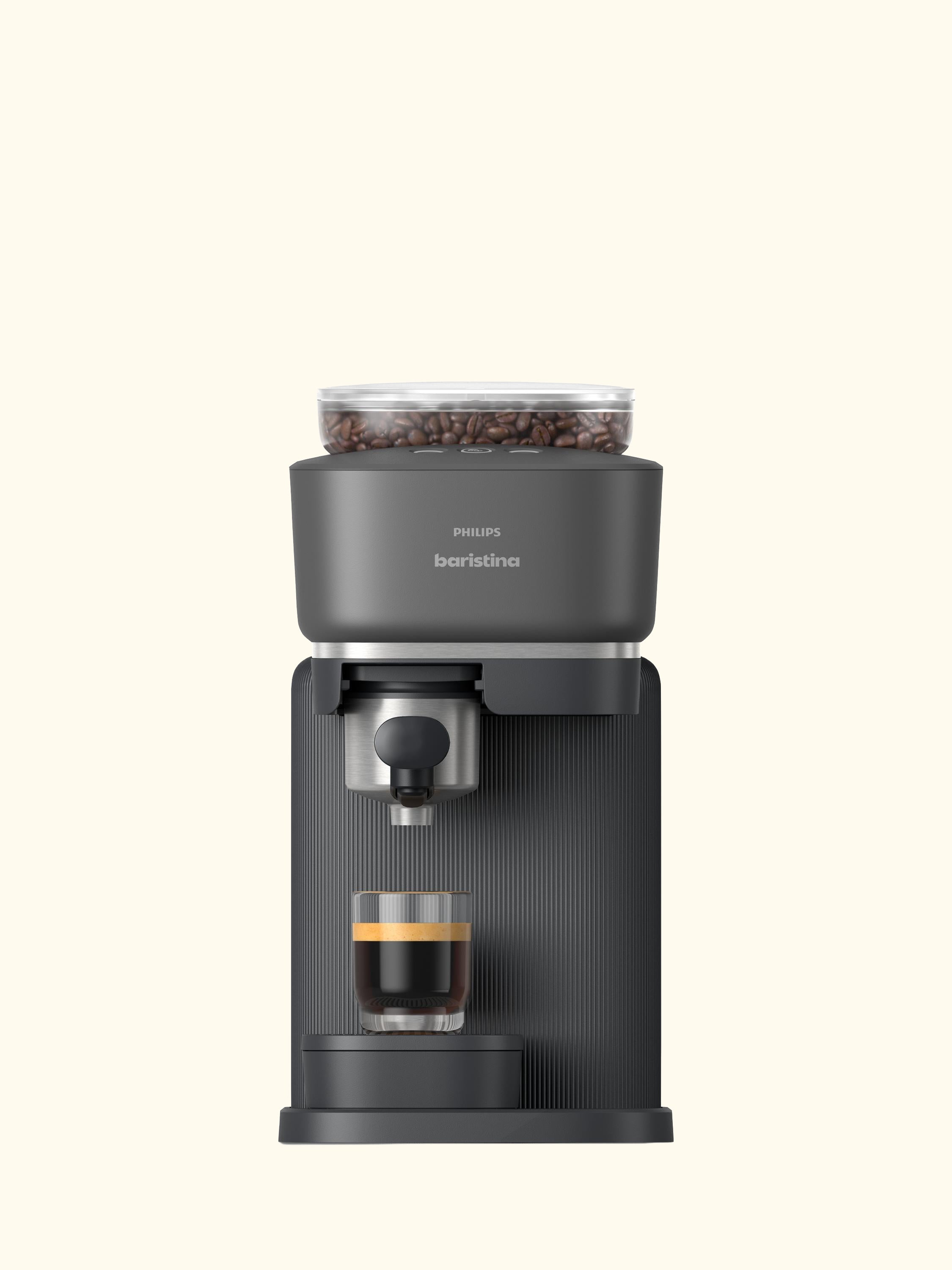 Baristina Automatic Bean to Cup Coffee Machine, Black