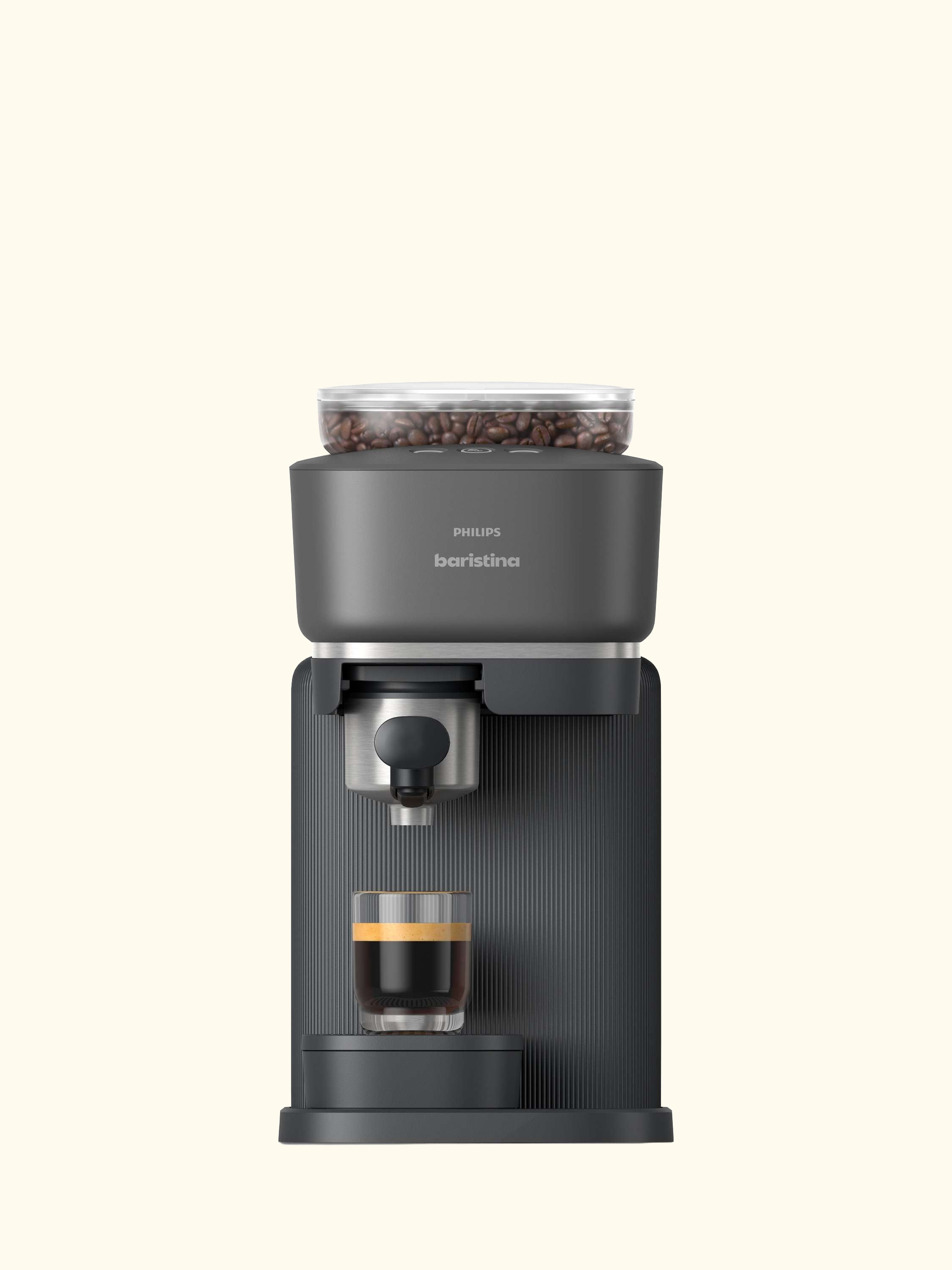 Baristina Automatic Bean to Cup Coffee Machine, Black