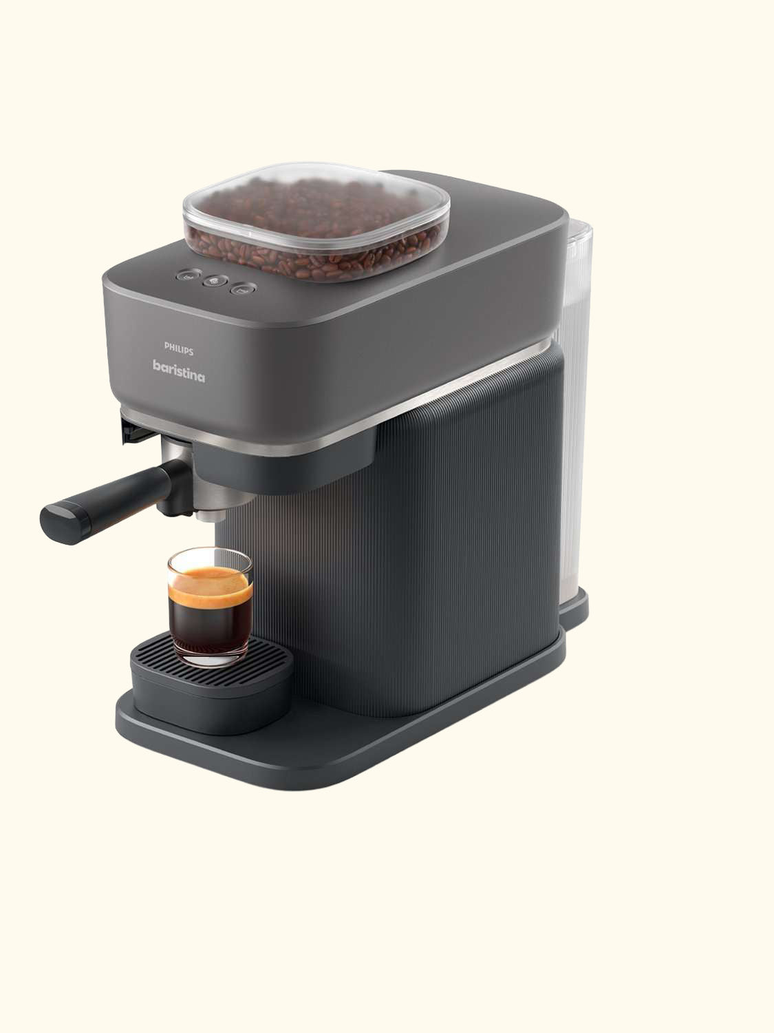 Baristina Automatic Bean to Cup Coffee Machine, Black