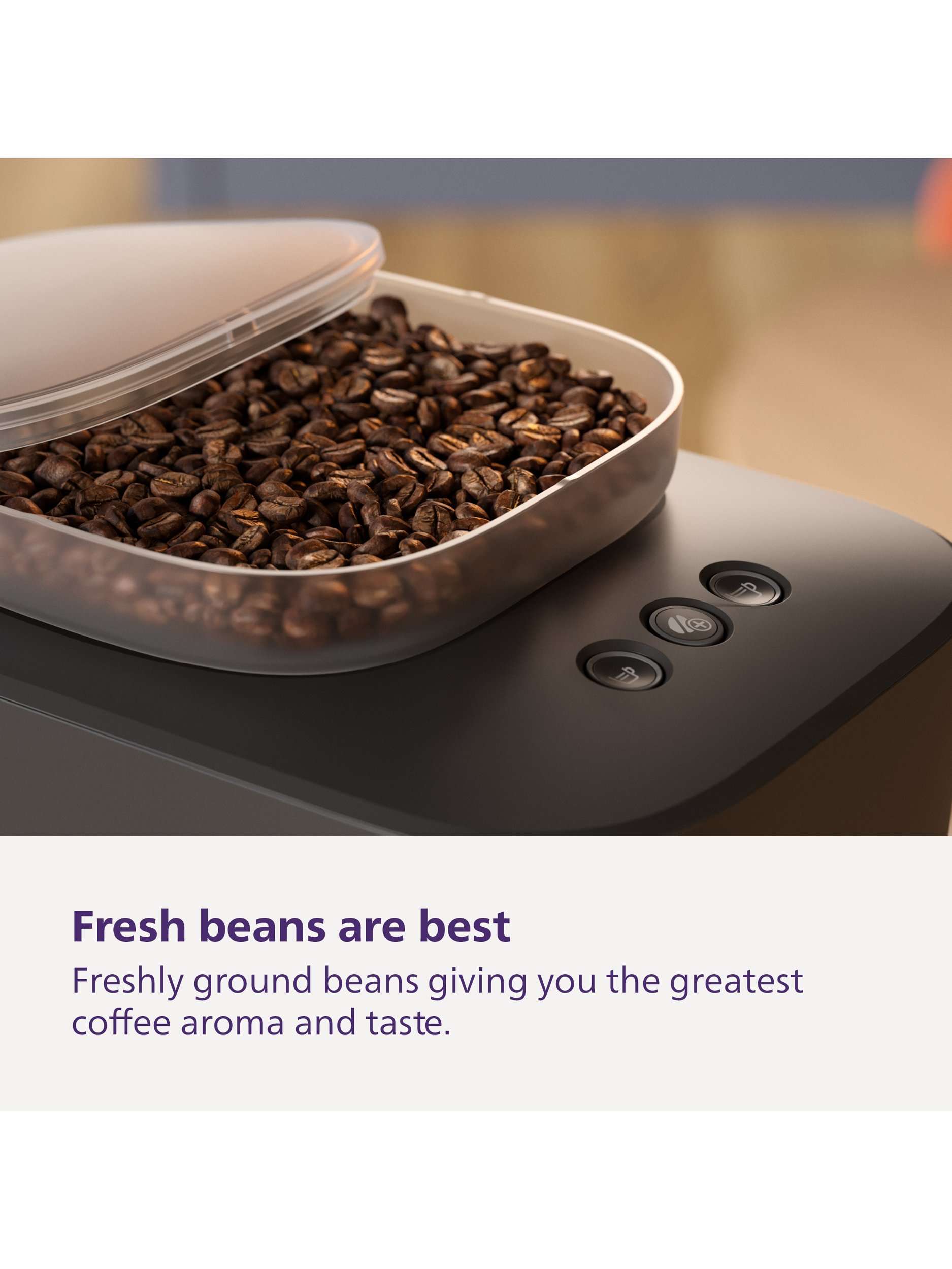 Baristina Automatic Bean to Cup Coffee Machine, Black