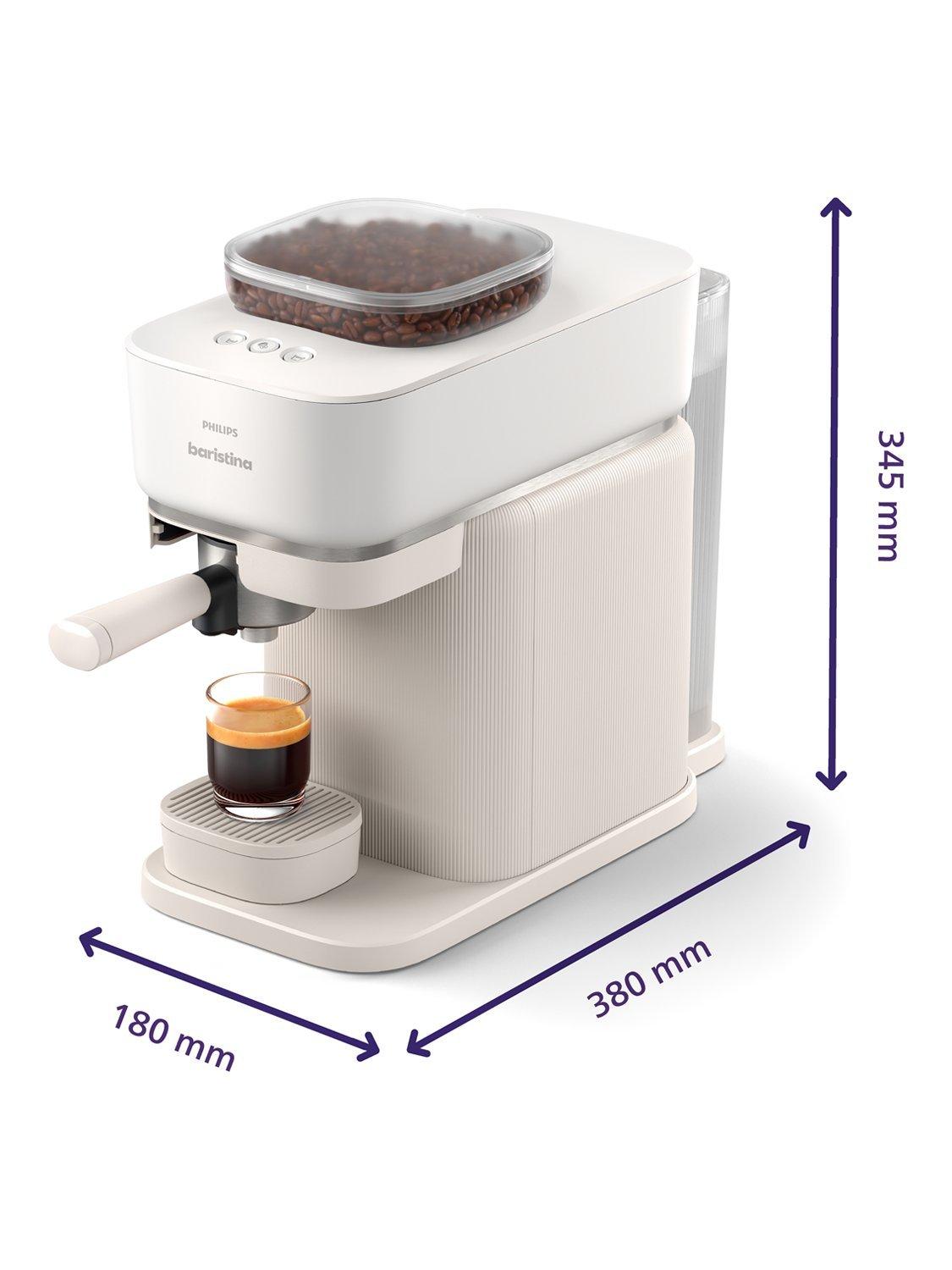 Baristina Automatic Bean to Cup Coffee Machine, White
