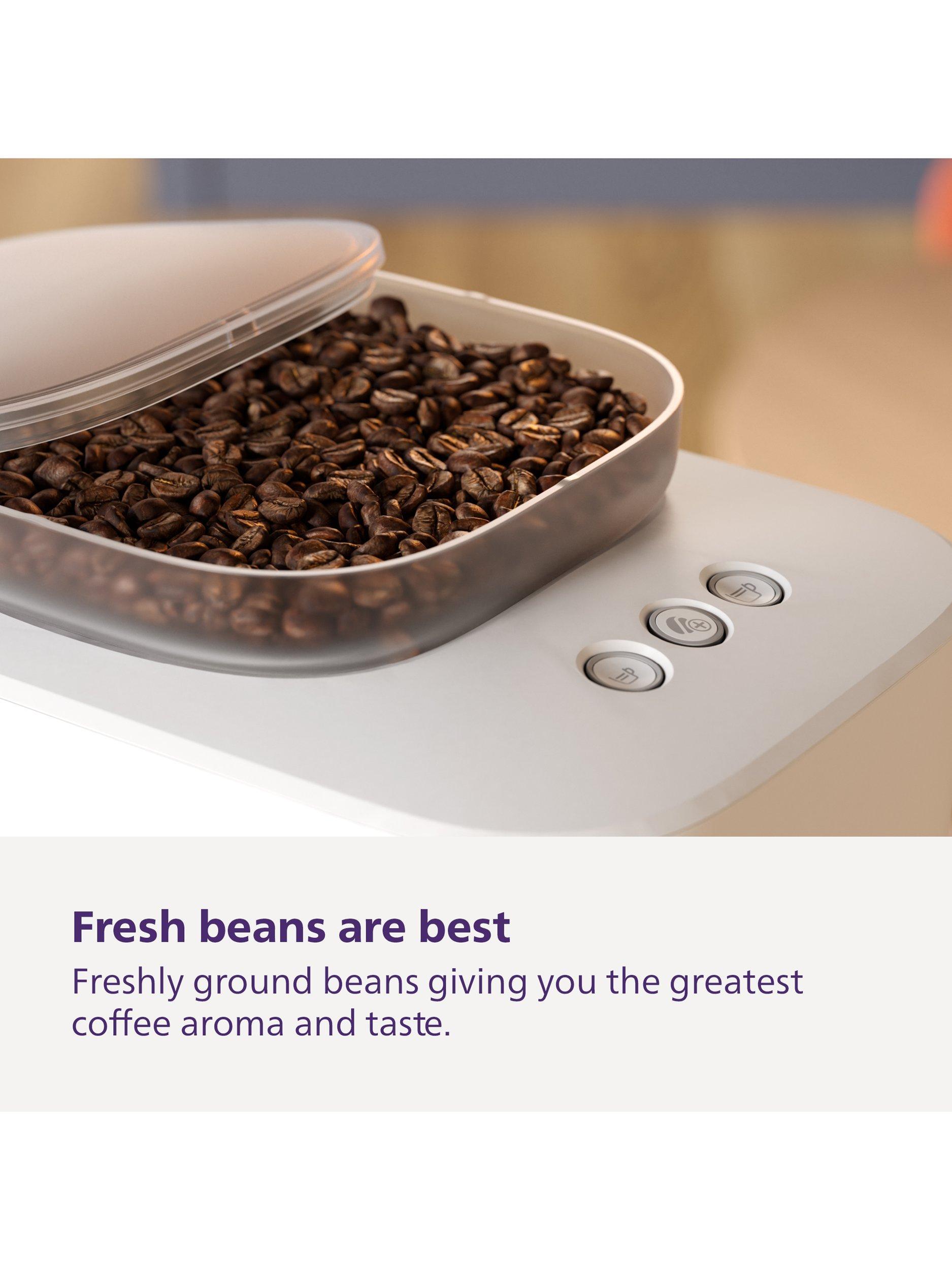 Baristina Automatic Bean to Cup Coffee Machine, White