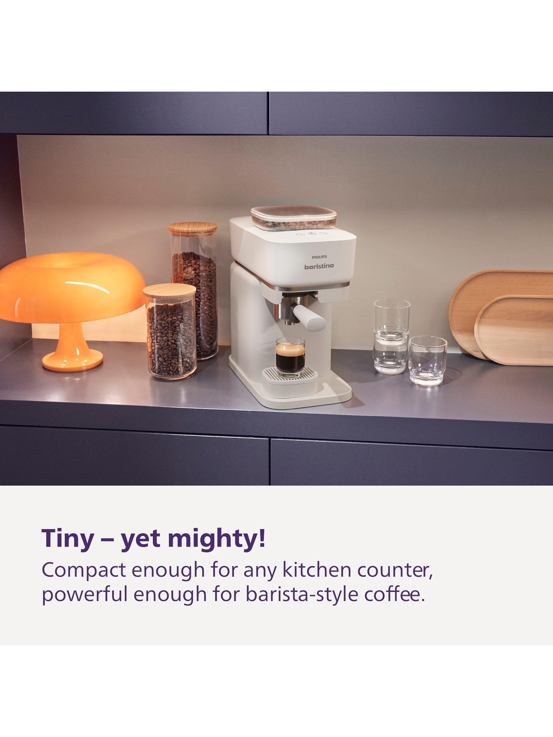 Baristina Automatic Bean to Cup Coffee Machine, White