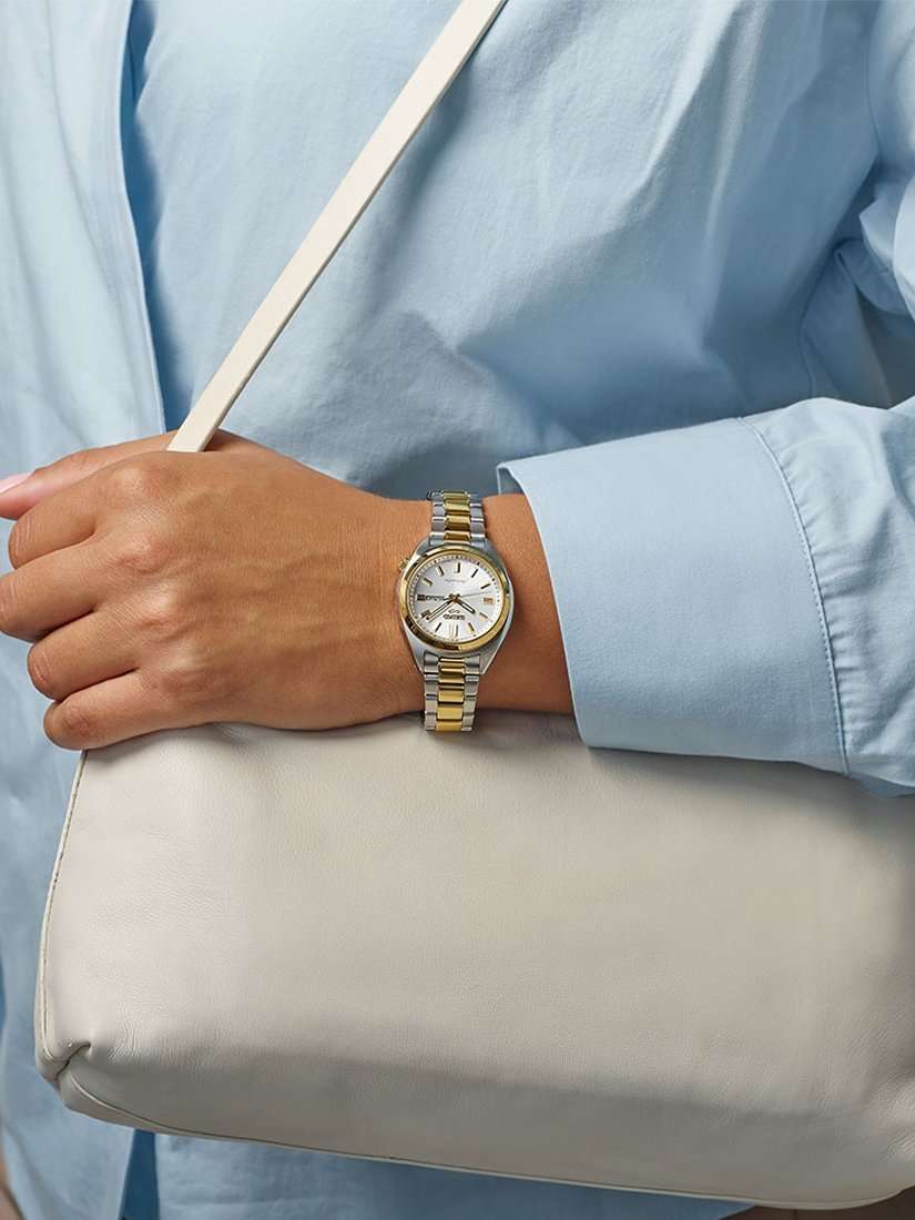 SRE024K1 Women's SNXS Automatic 2R06 Calibre Bracelet Watch, Silver
