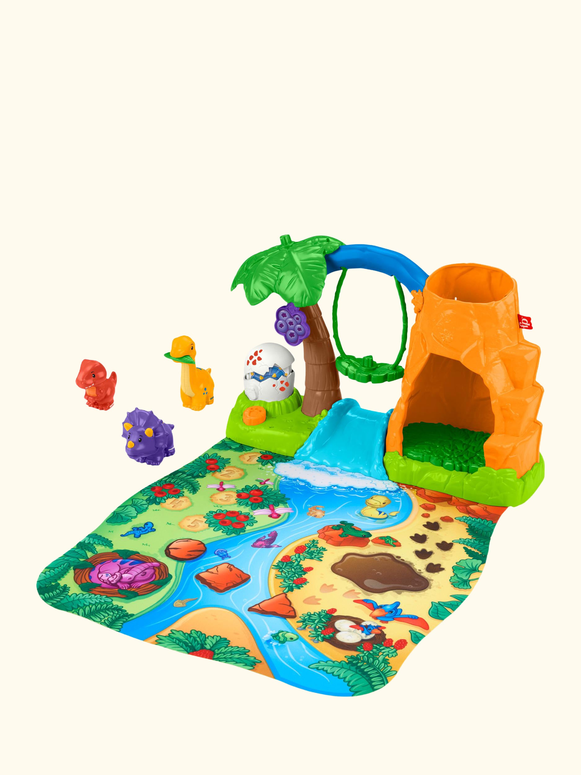 Little People Dinosaur Village & Play Mat Playset