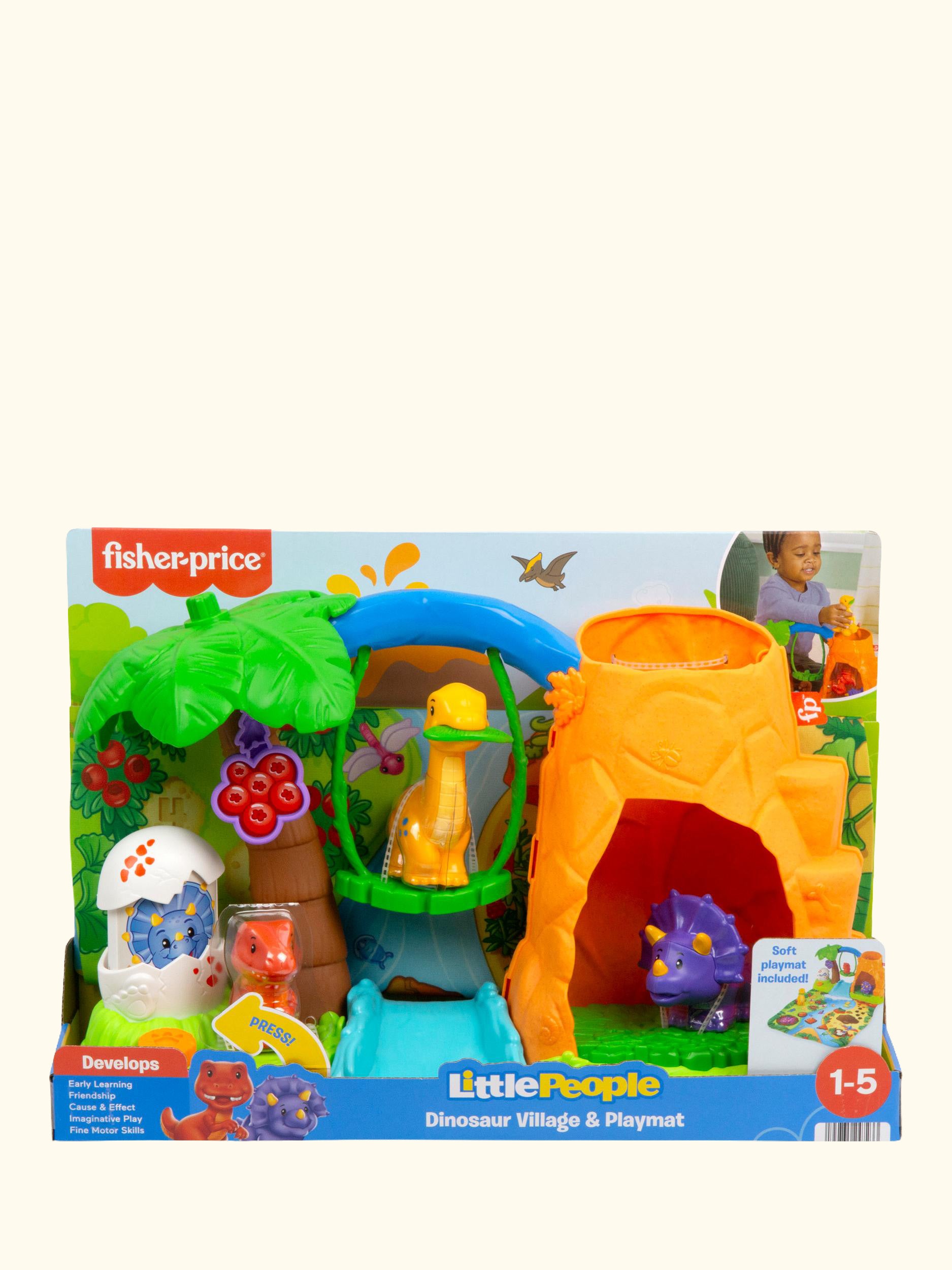 Little People Dinosaur Village & Play Mat Playset