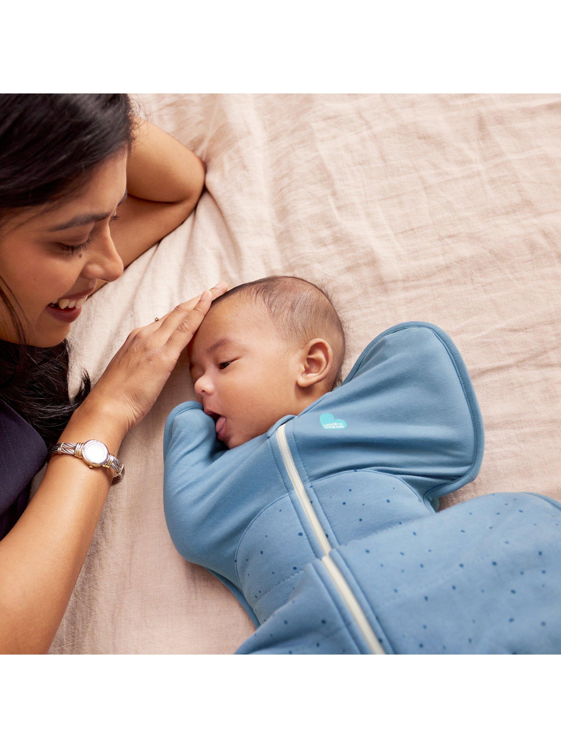 Swaddle Up Baby Sleeping Bag, 2.5 Tog, Blue, Newborn