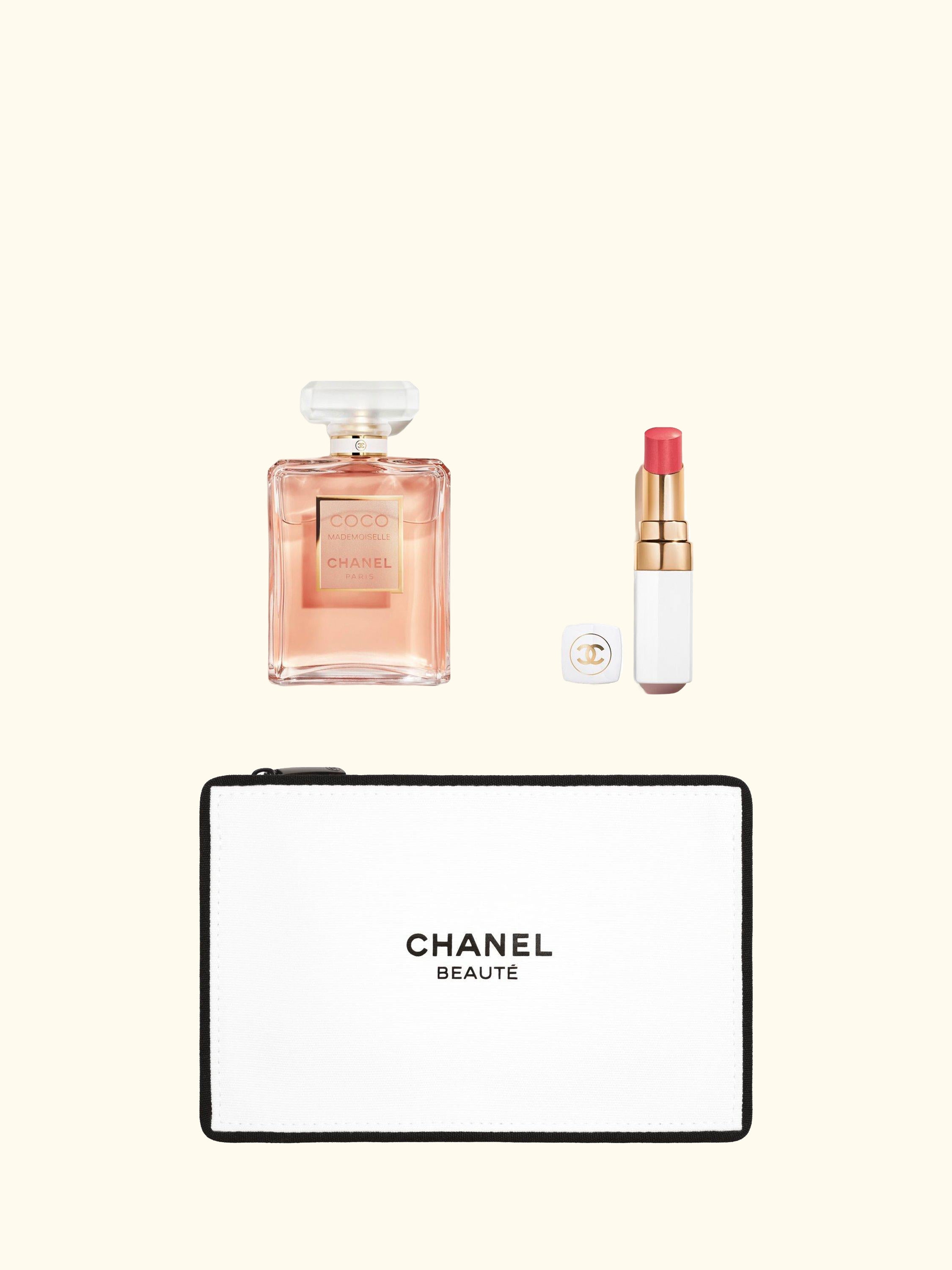 Coco Mademoiselle Eau de Parfum 50ml, Rouge Coco Baume and Pouch Fragrance Gift Set