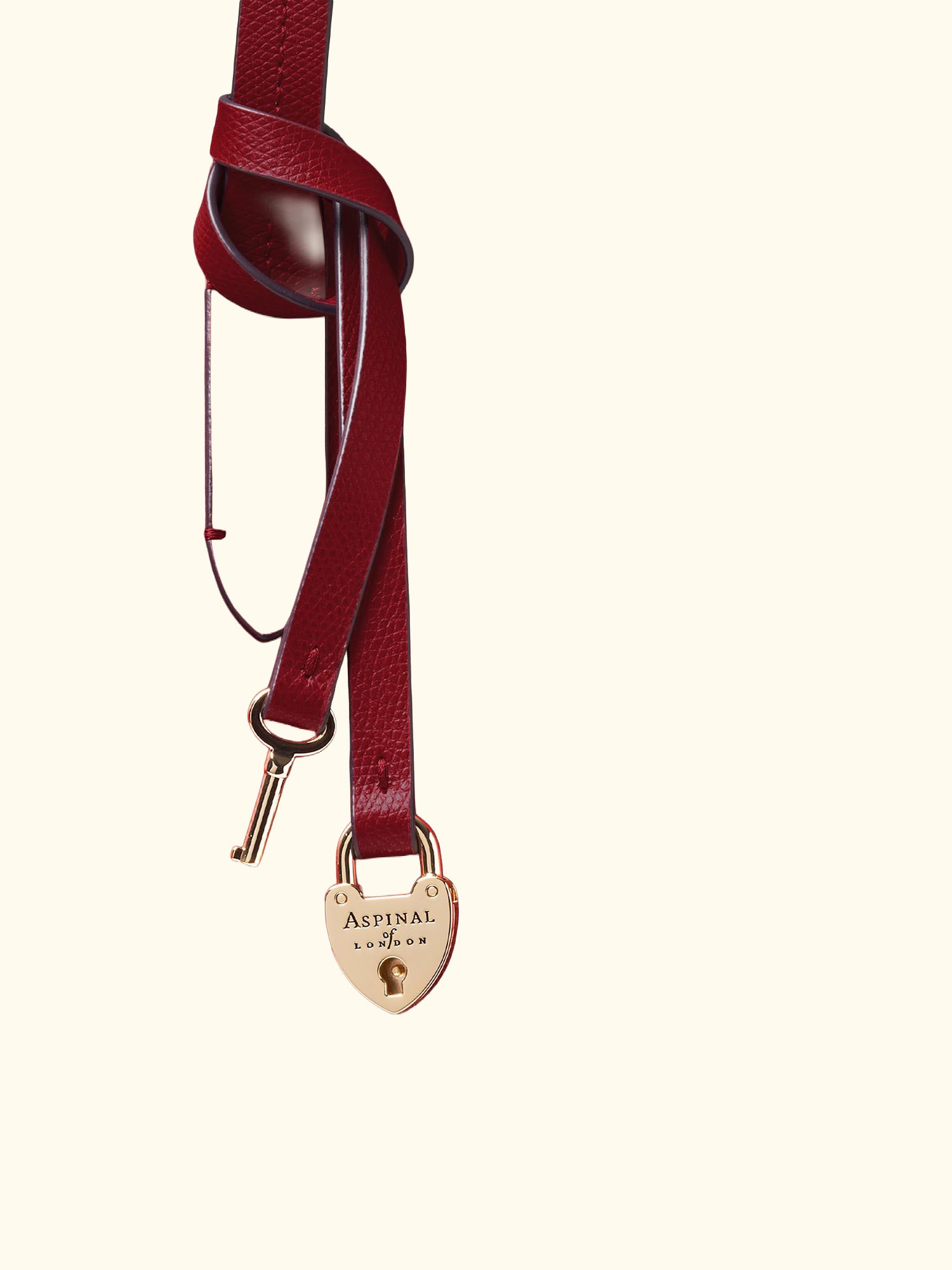 Zipped East West Leather Tote Bag, Cherry