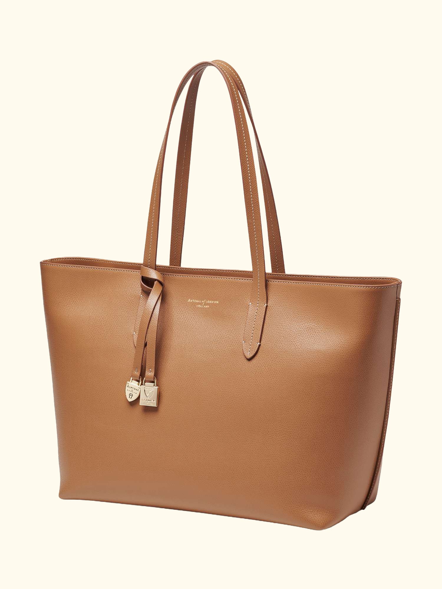 East West Leather Tote Bag
