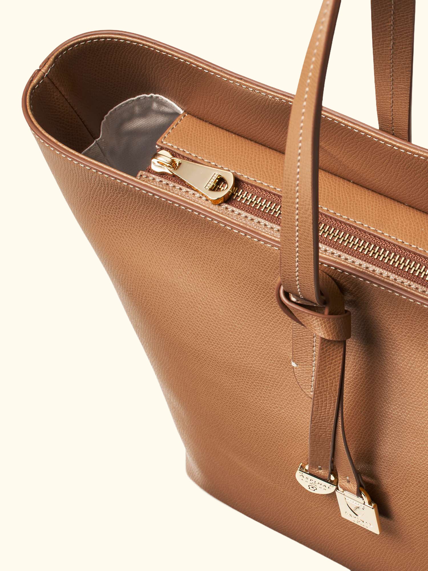 East West Leather Tote Bag