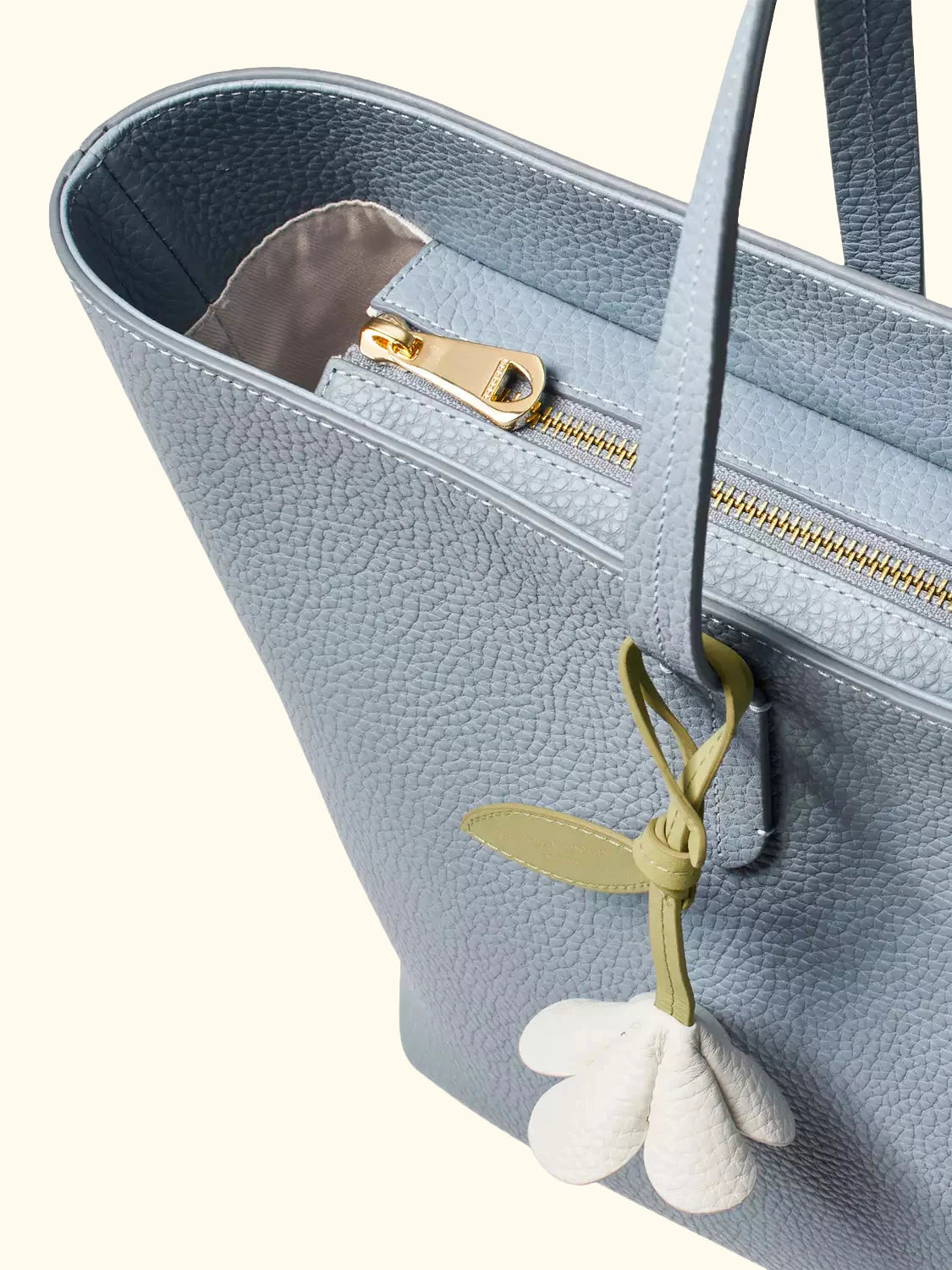 Aspinal of London Zipped East West Leather Tote Bag