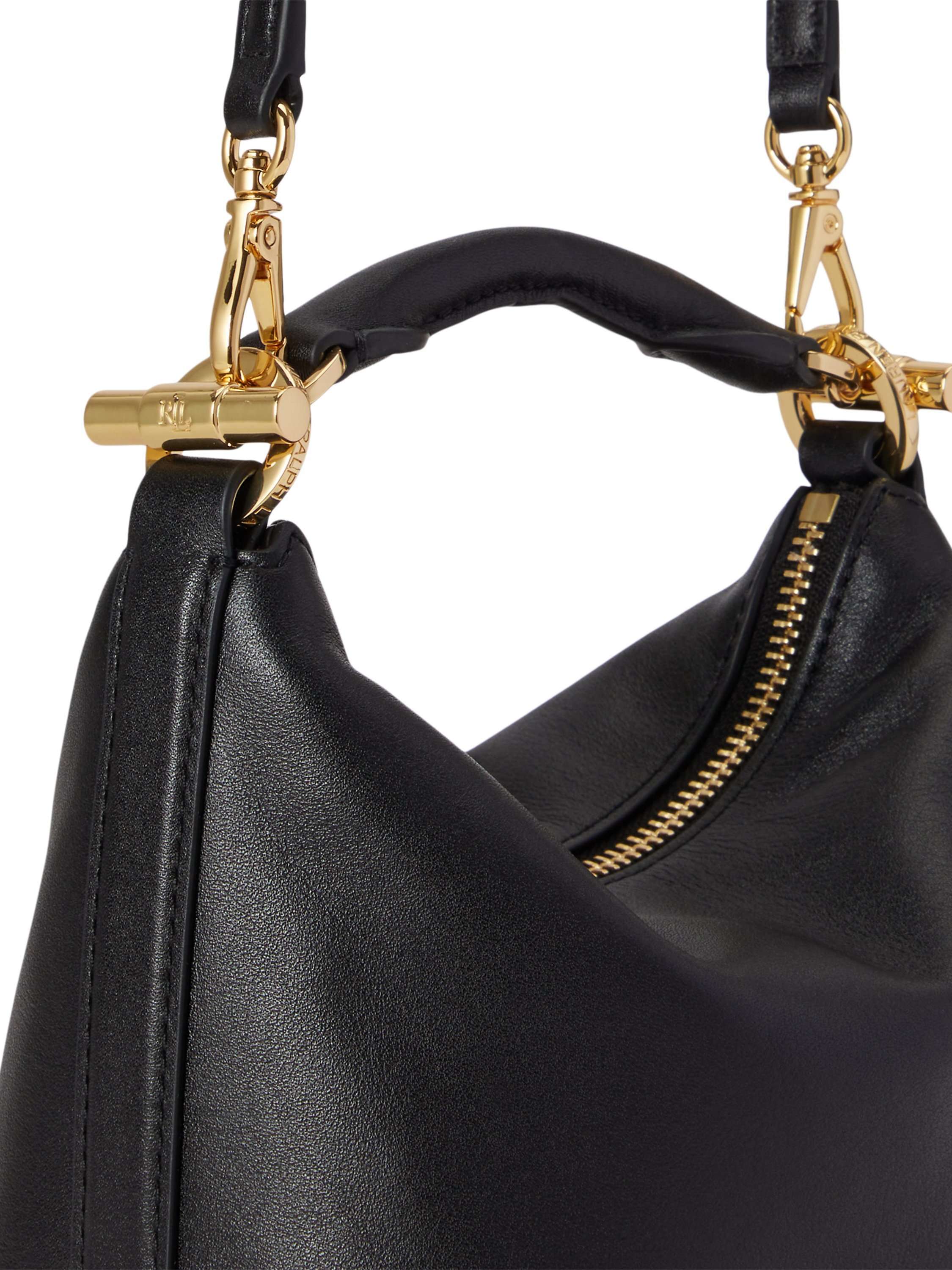 Lauren Ralph Lauren Blaike Mini Leather Shoulder Bag