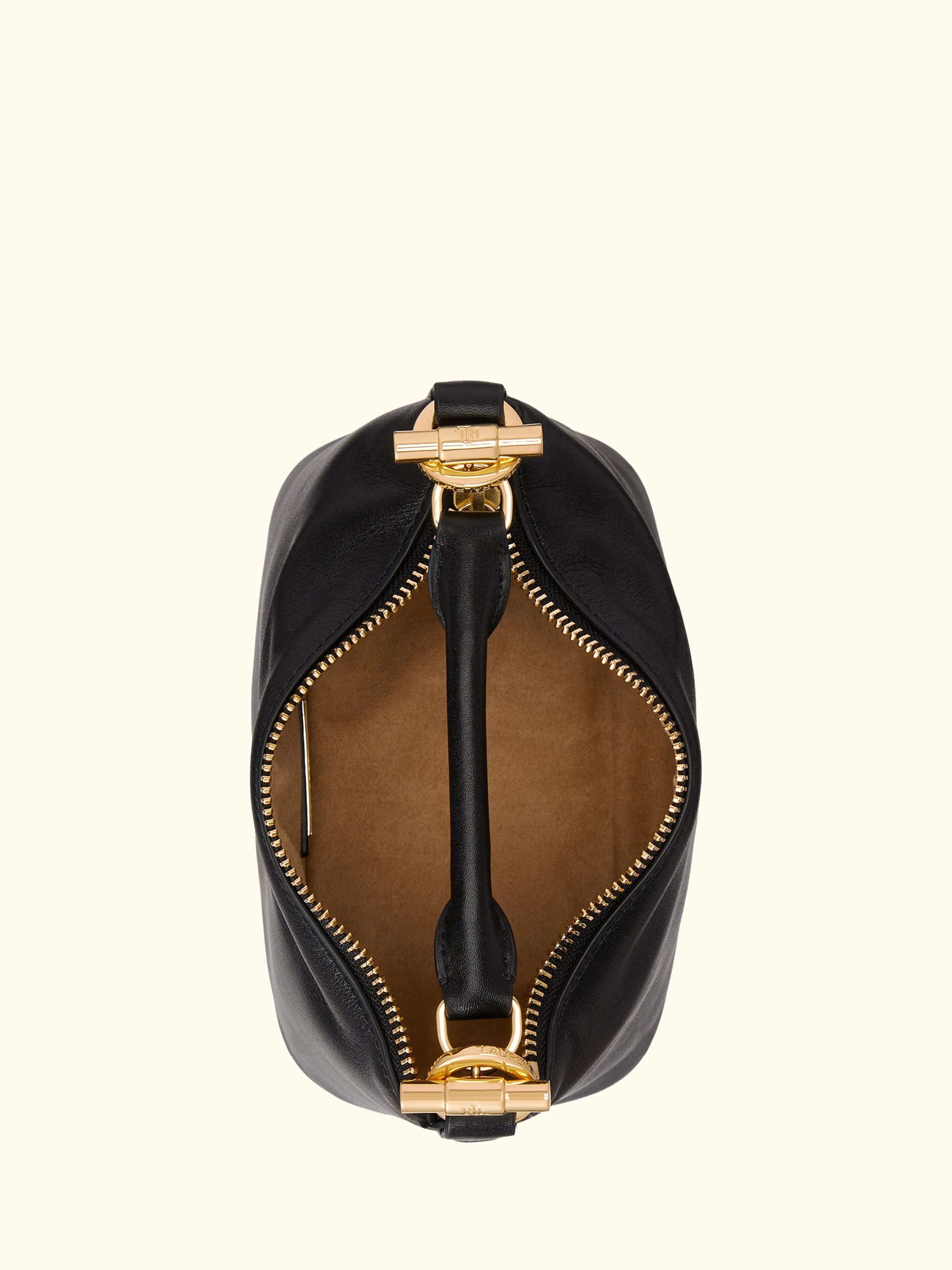 Lauren Ralph Lauren Blaike Mini Leather Shoulder Bag