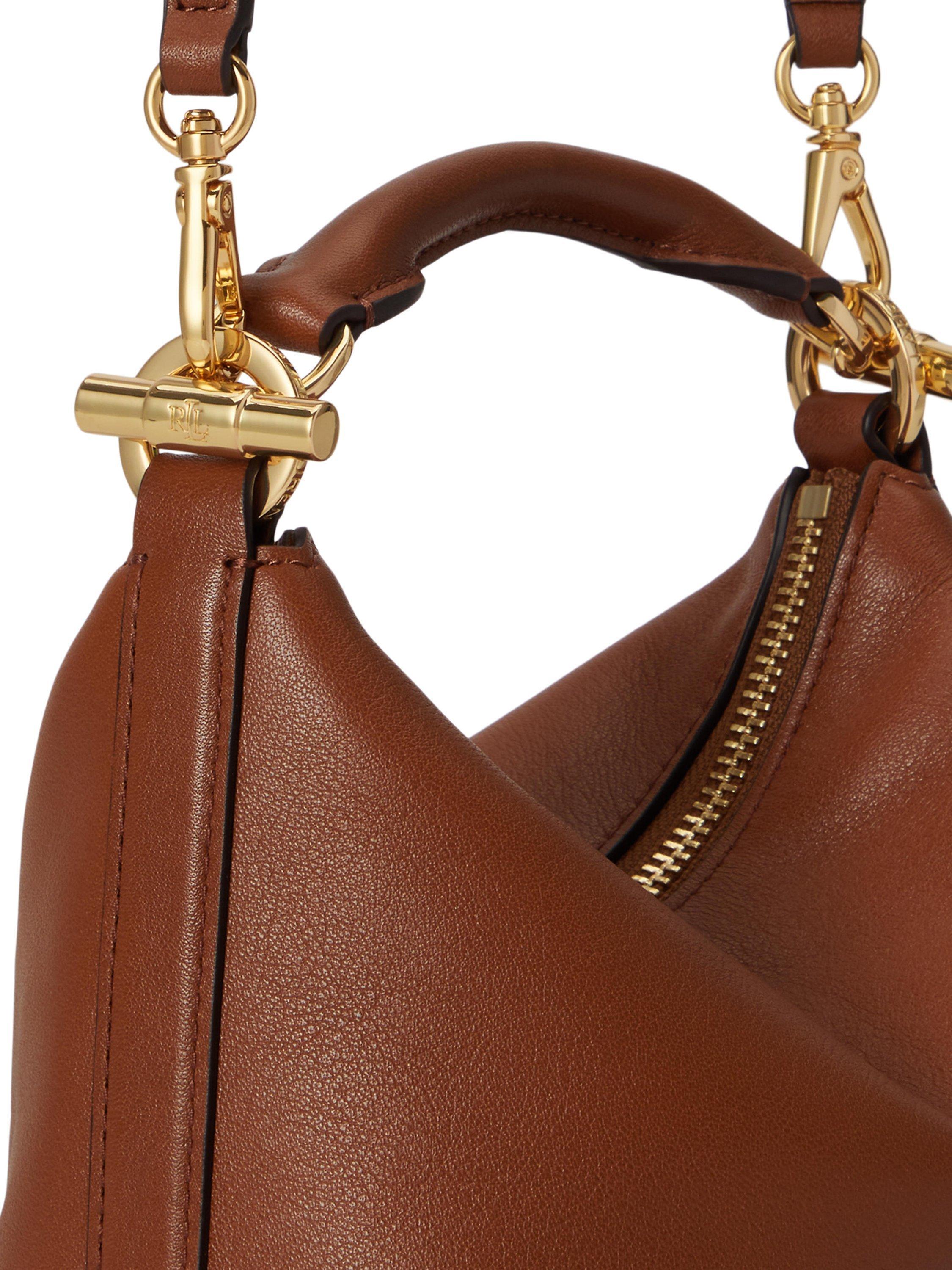Lauren Ralph Lauren Blaike Mini Leather Shoulder Bag