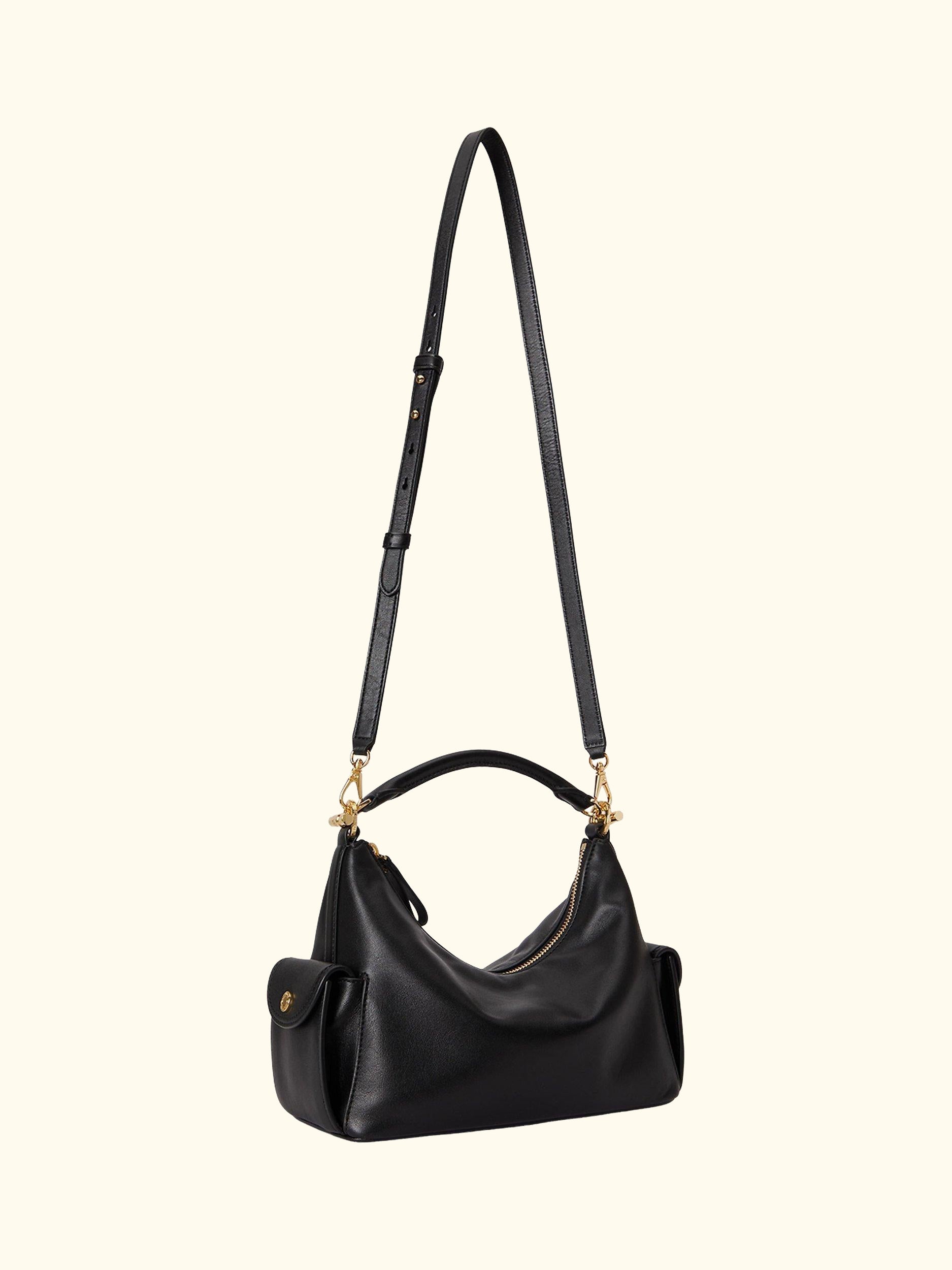Lauren Ralph Lauren Small Blaike Leather Shoulder Bag