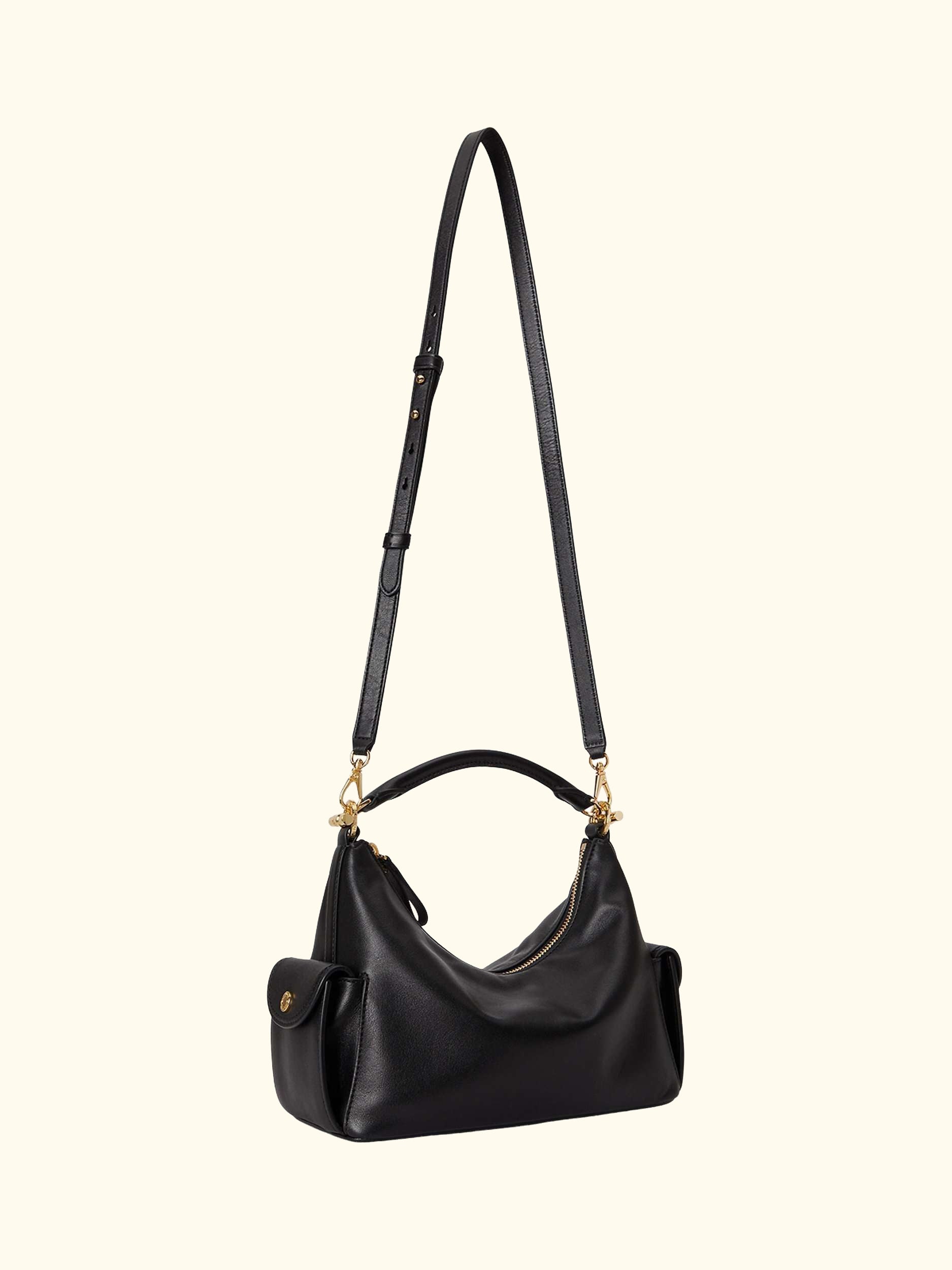 Lauren Ralph Lauren Small Blaike Leather Shoulder Bag