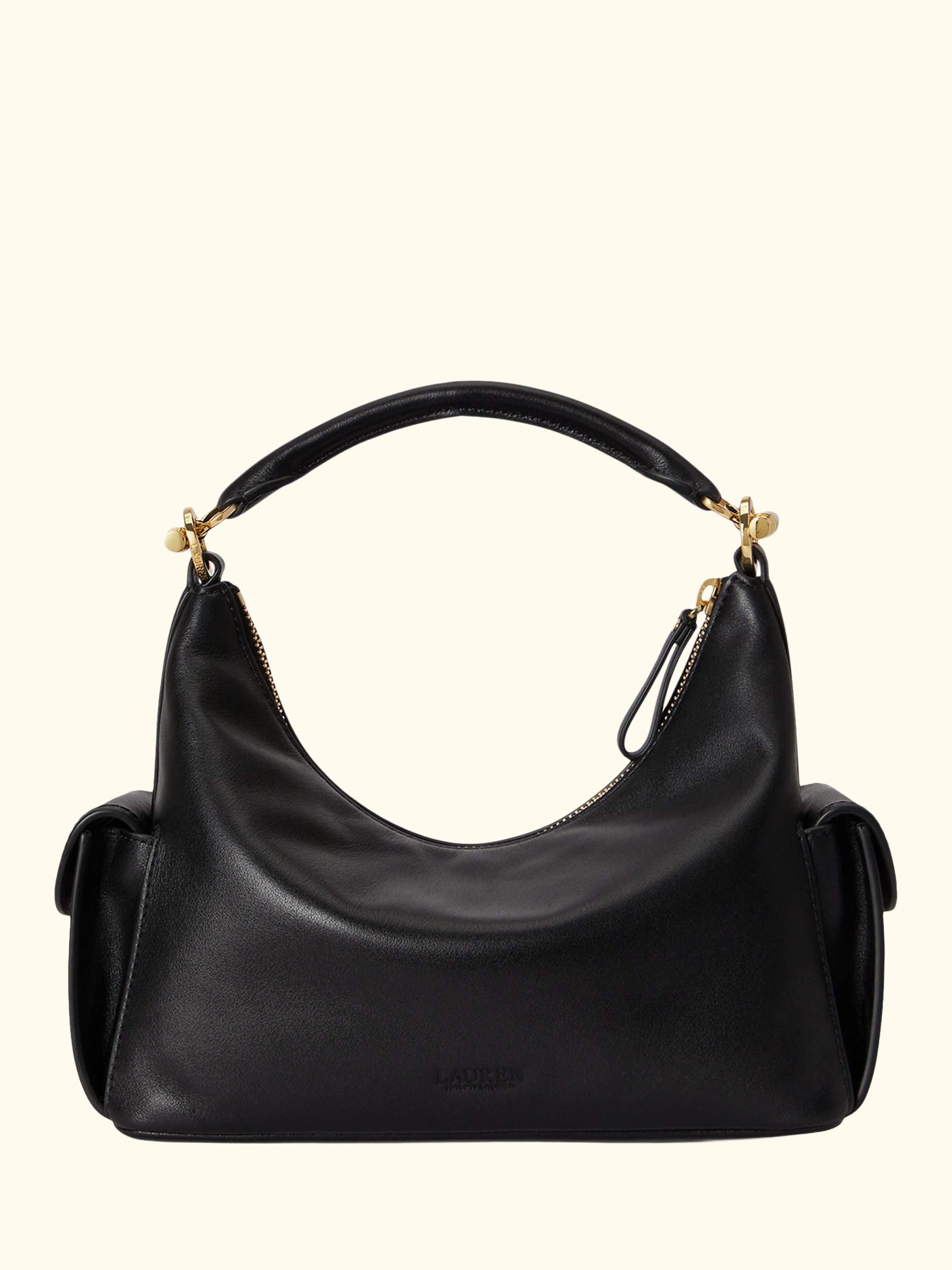 Lauren Ralph Lauren Small Blaike Leather Shoulder Bag