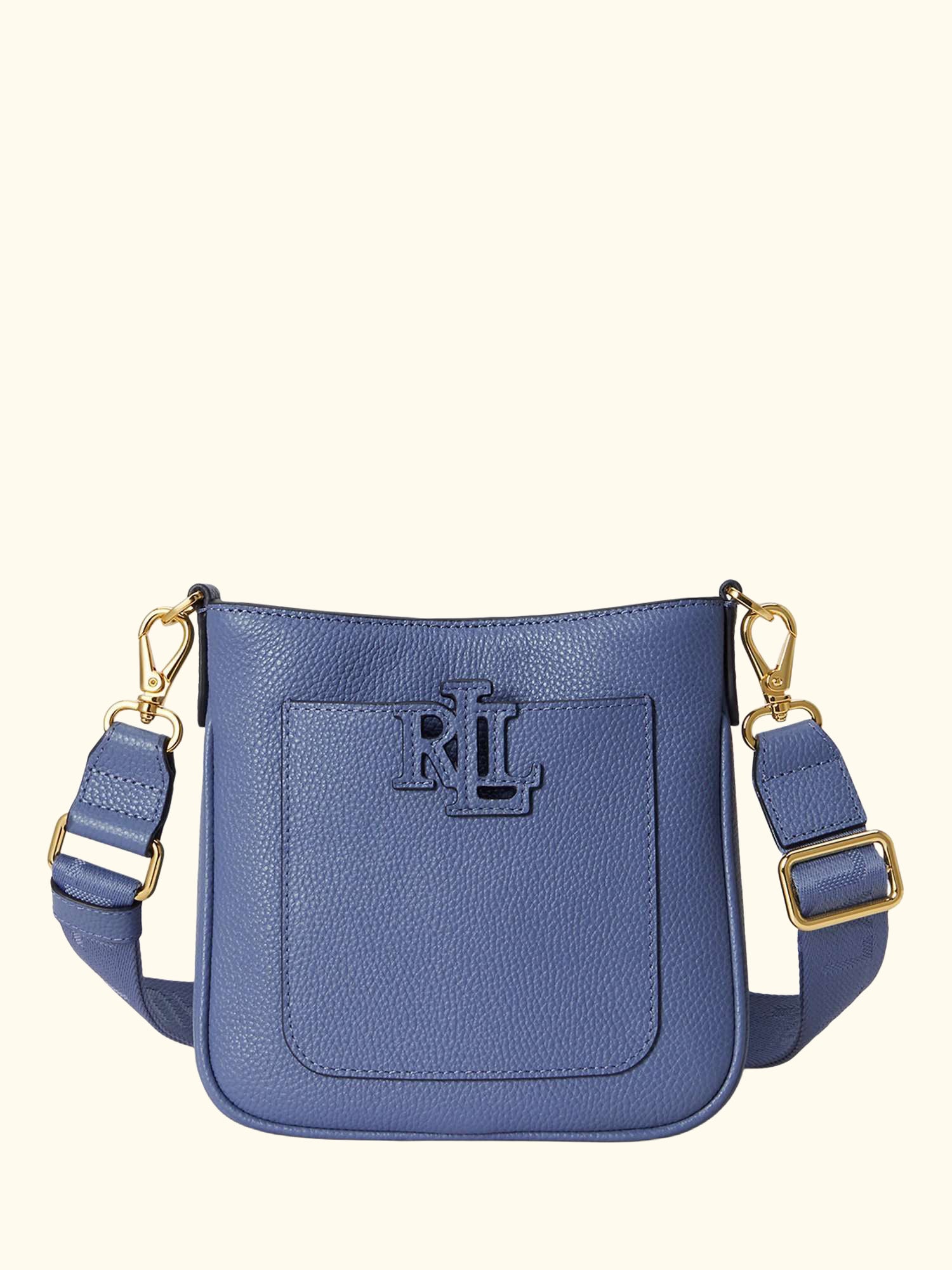 Lauren Ralph Lauren Cameryn Leather Small Crossbody Bag, Carson Blue