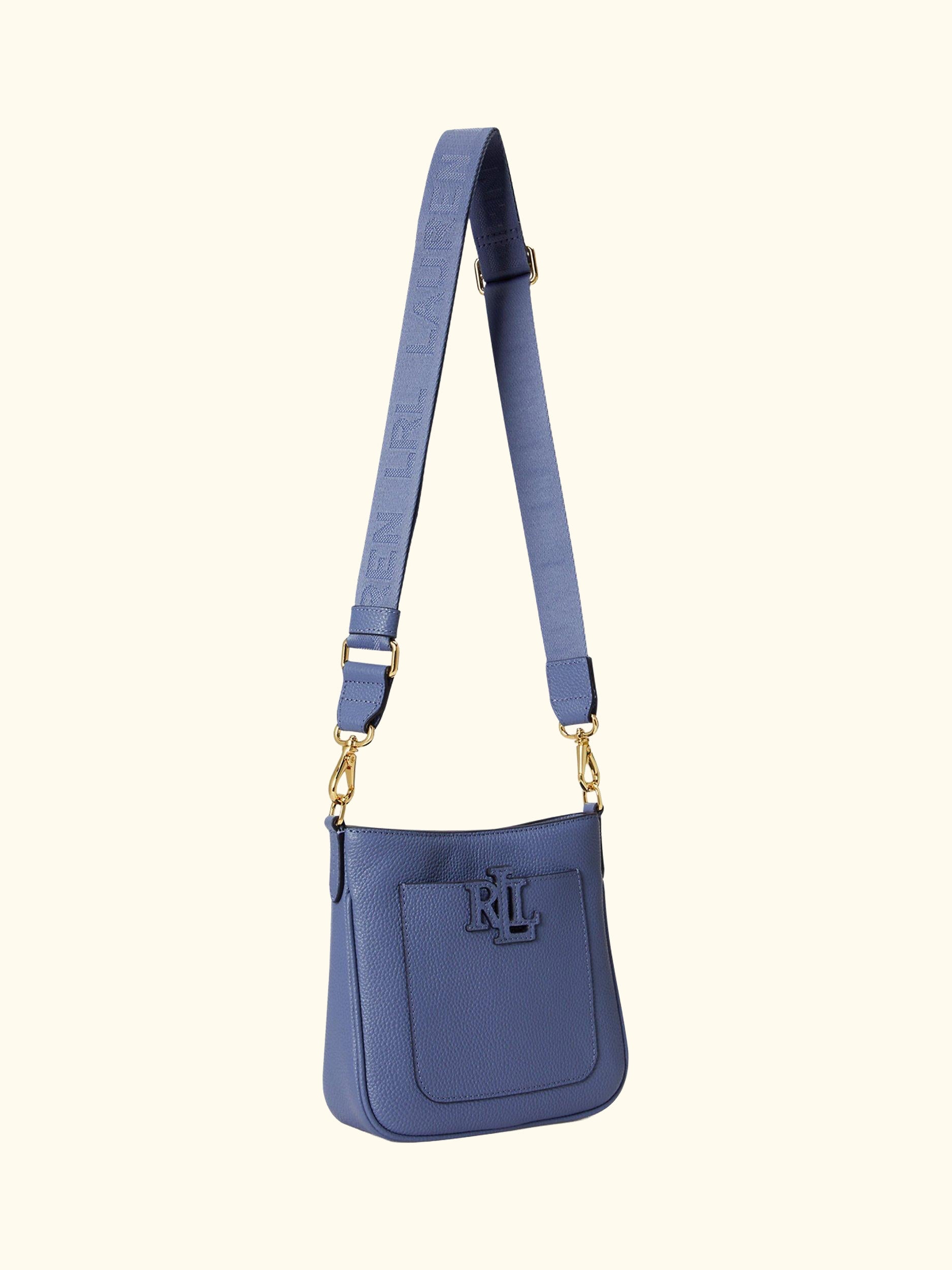Lauren Ralph Lauren Cameryn Leather Small Crossbody Bag, Carson Blue