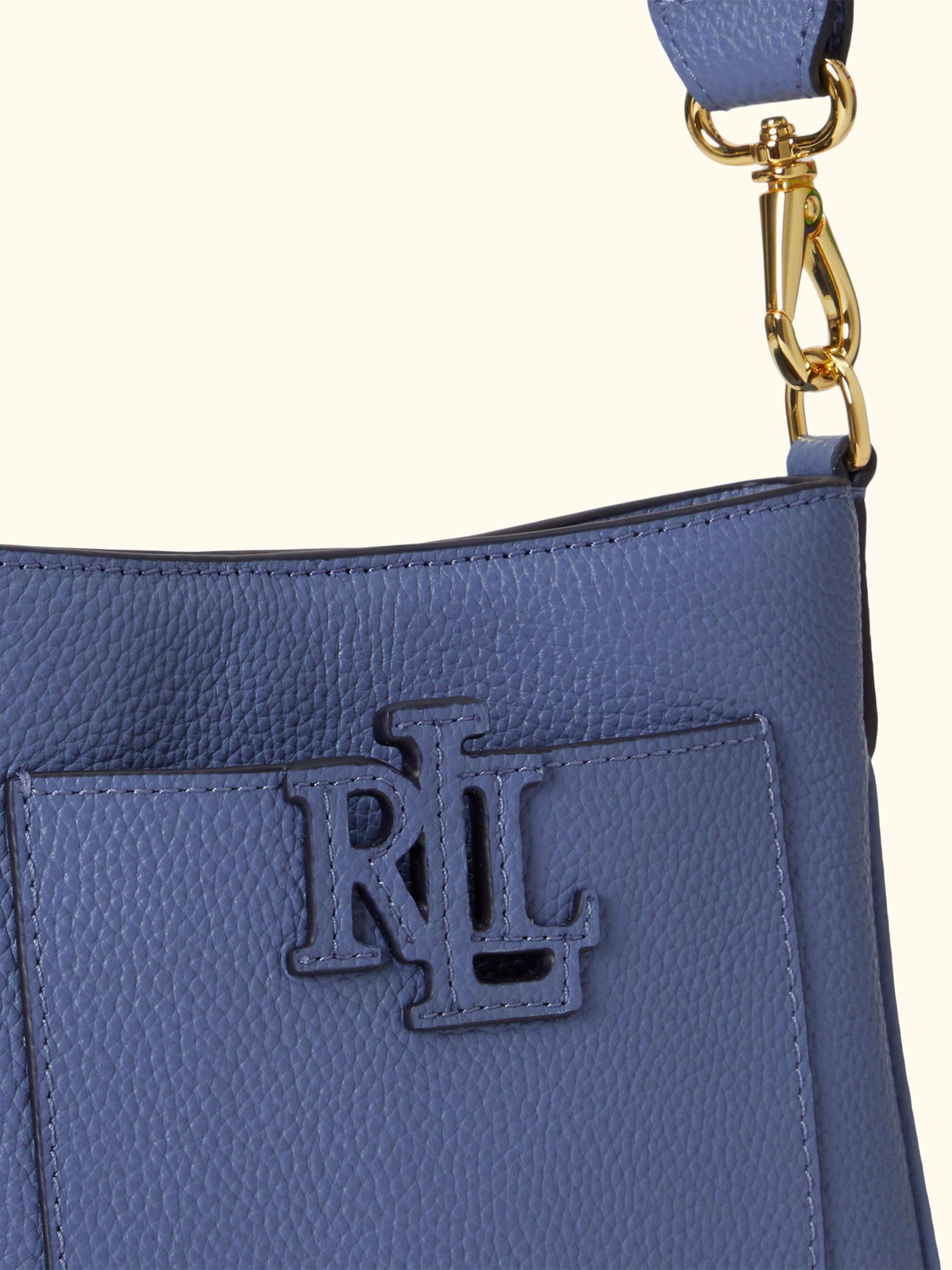 Lauren Ralph Lauren Cameryn Leather Small Crossbody Bag, Carson Blue
