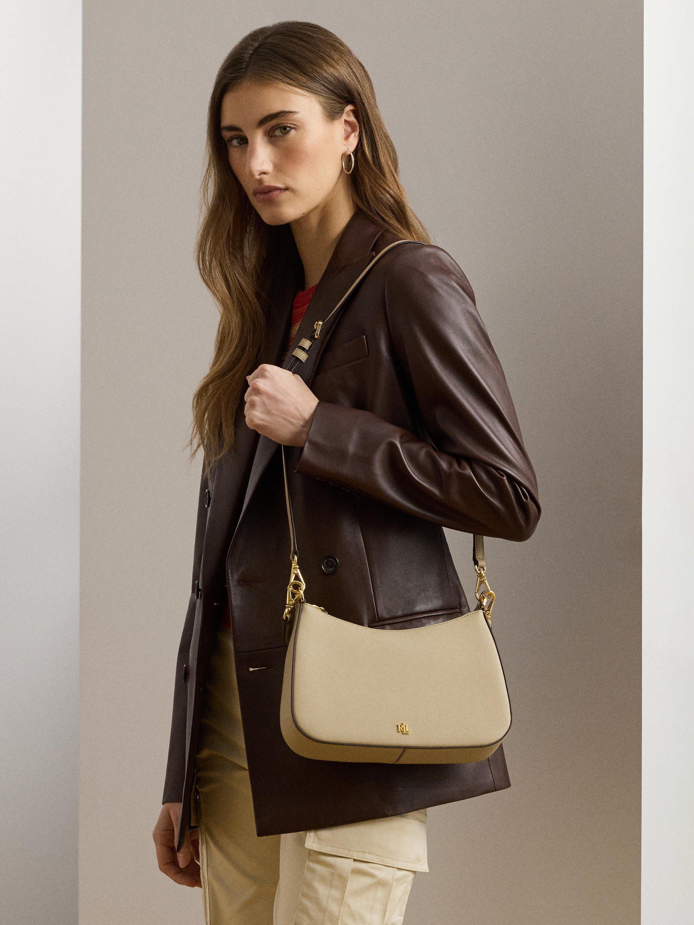 Lauren Ralph Lauren Danni Leather Shoulder Bag