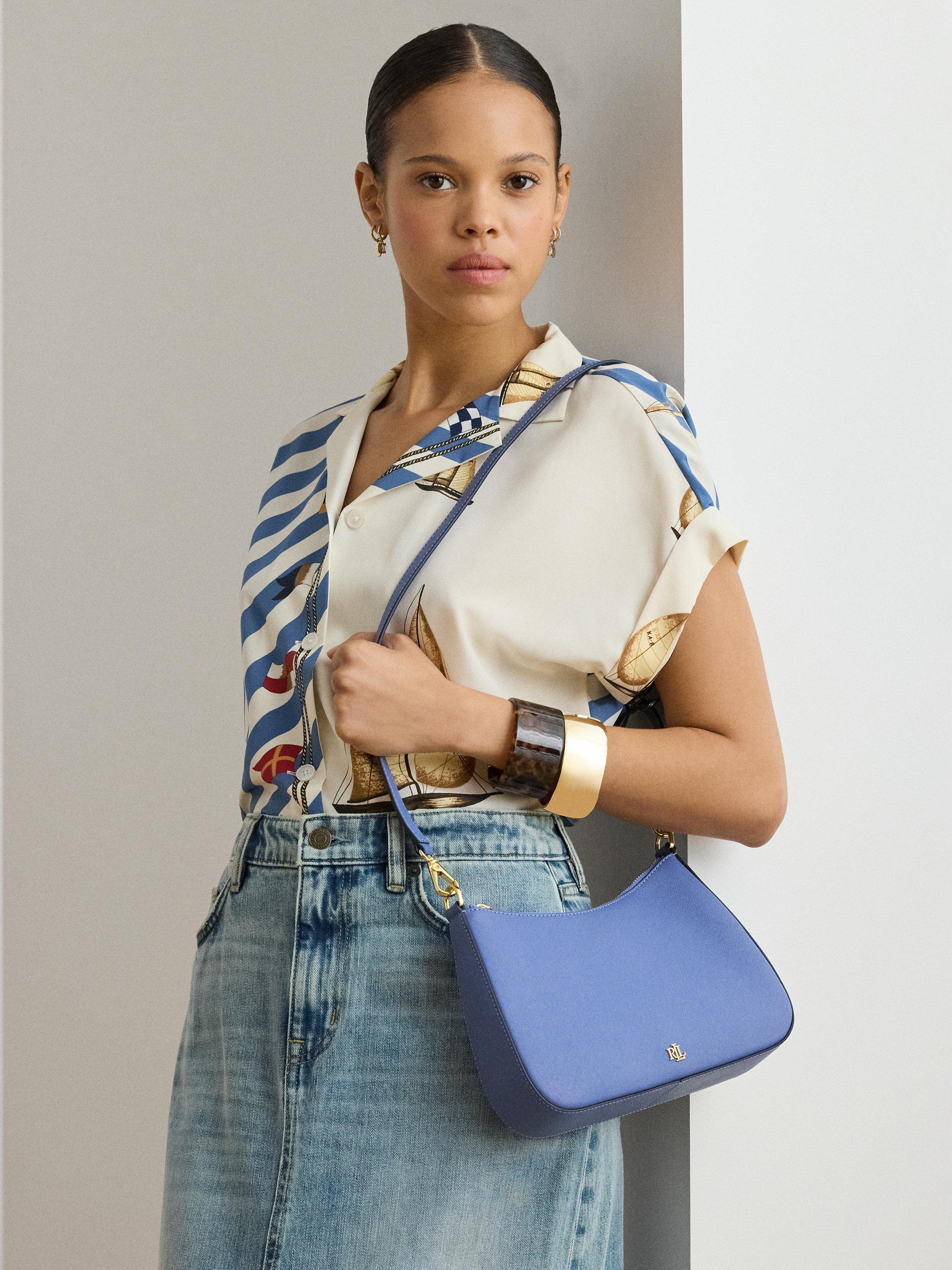 Lauren Ralph Lauren Danni Leather Shoulder Bag