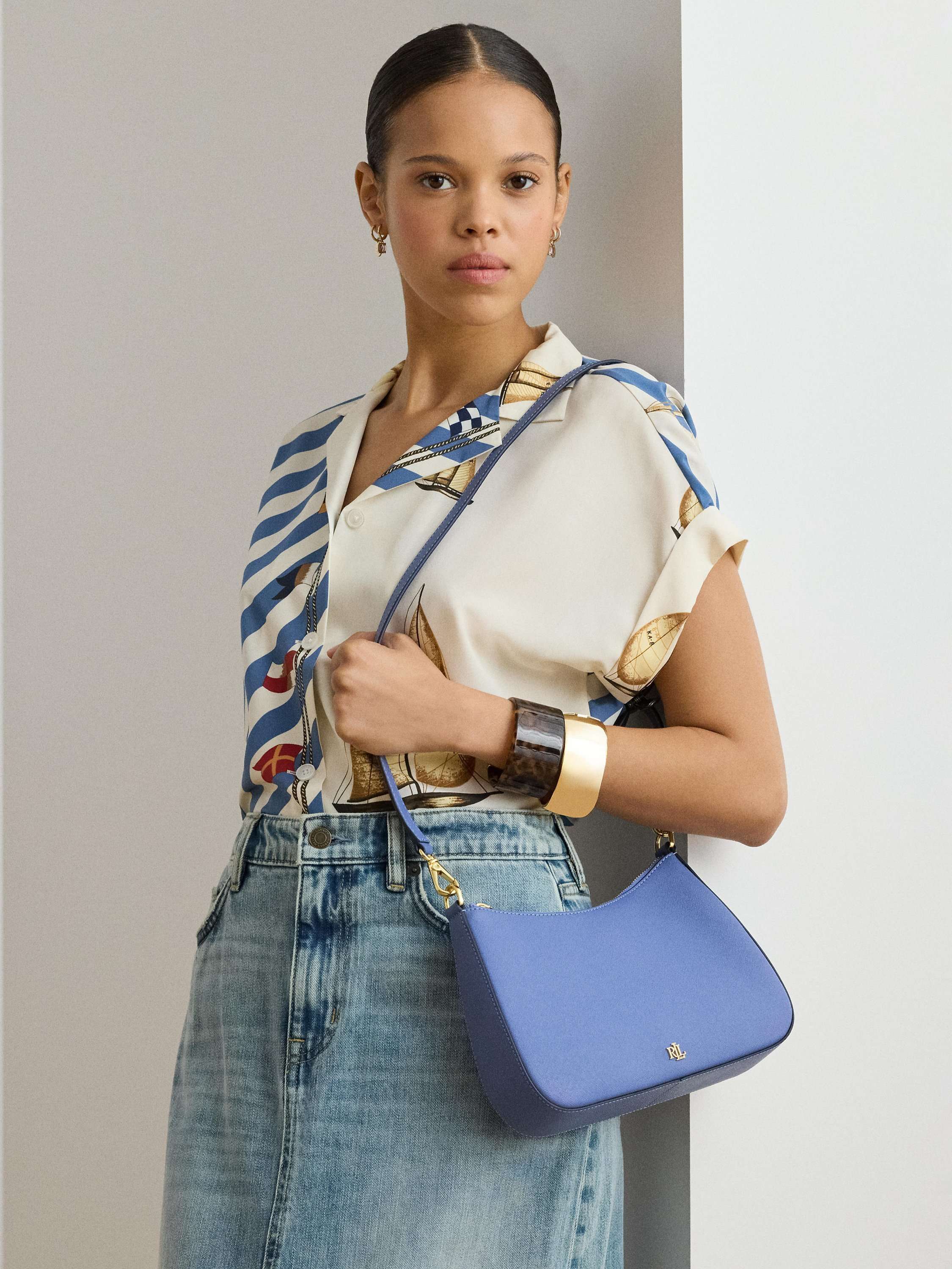 Lauren Ralph Lauren Danni Leather Shoulder Bag