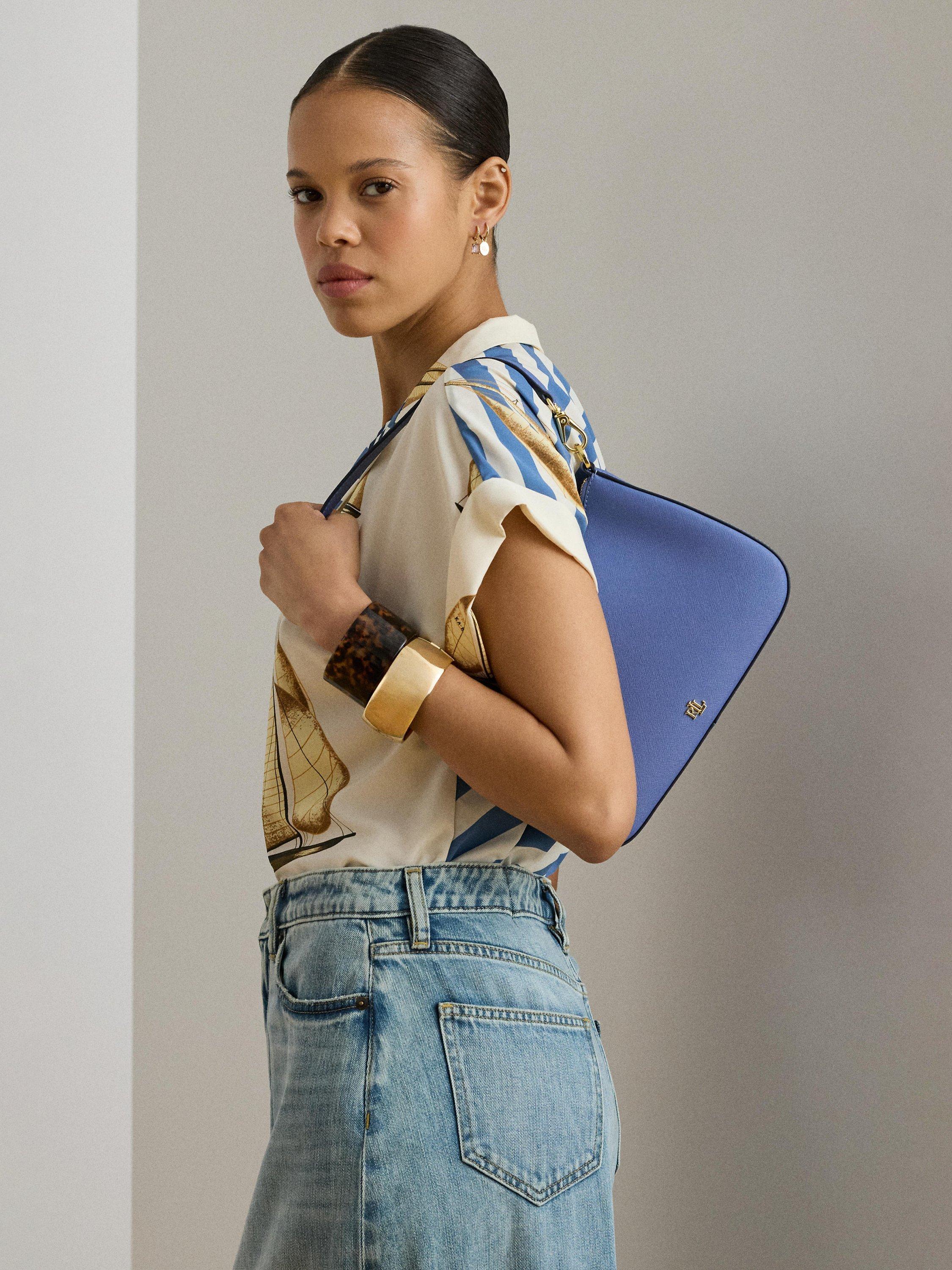 Lauren Ralph Lauren Danni Leather Shoulder Bag