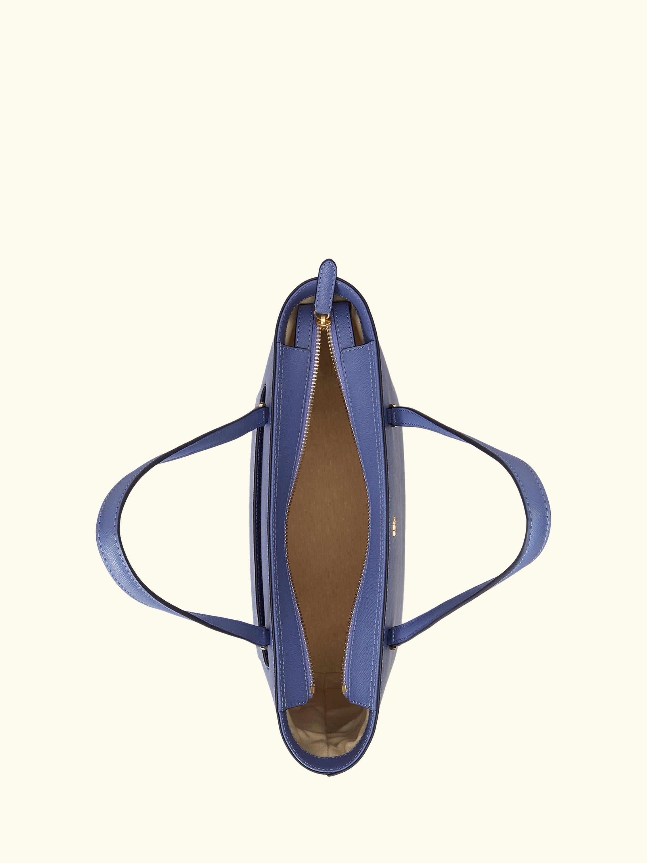 Lauren Ralph Lauren Karly Medium Leather Tote Bag