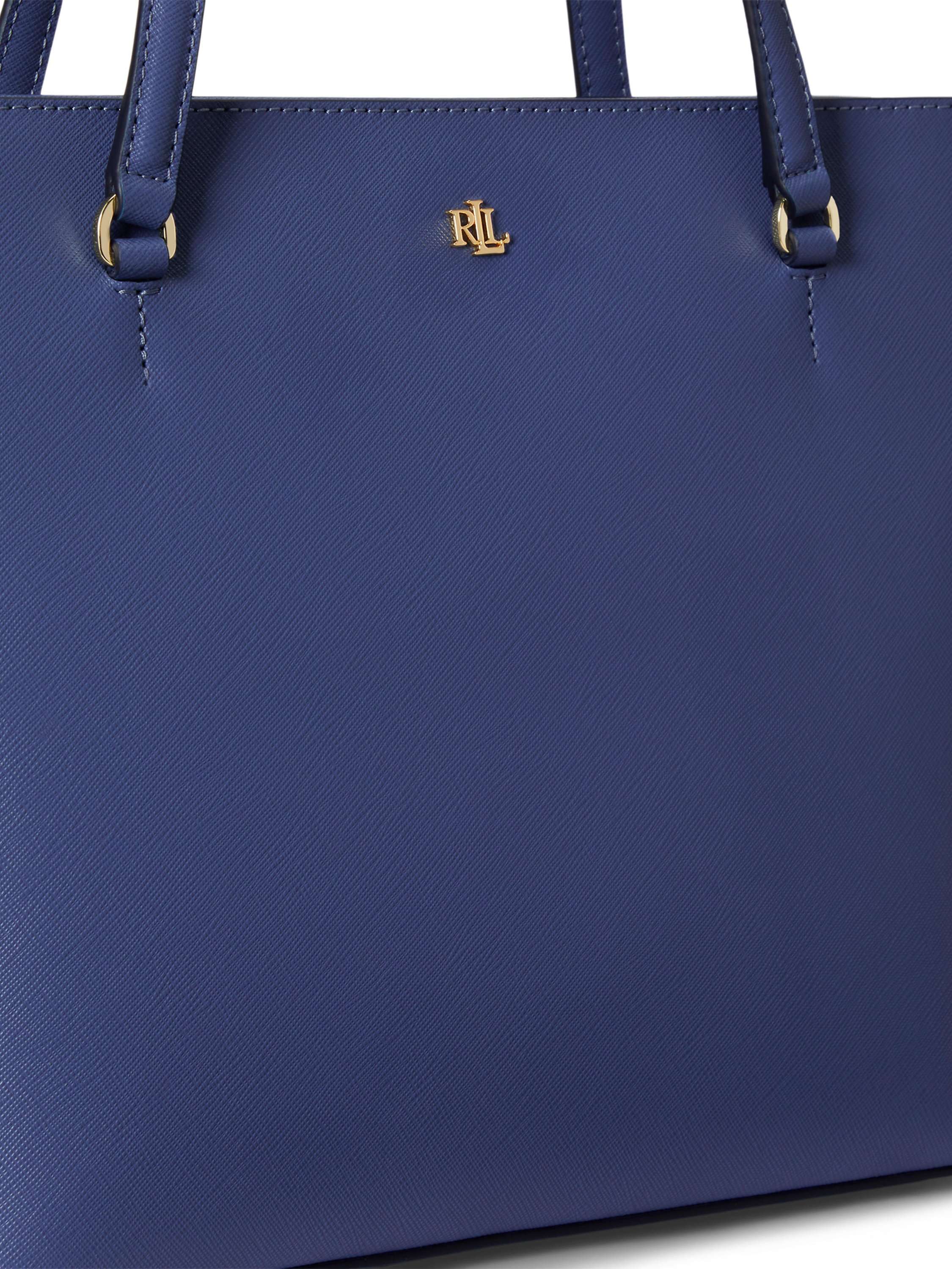 Lauren Ralph Lauren Karly Medium Leather Tote Bag