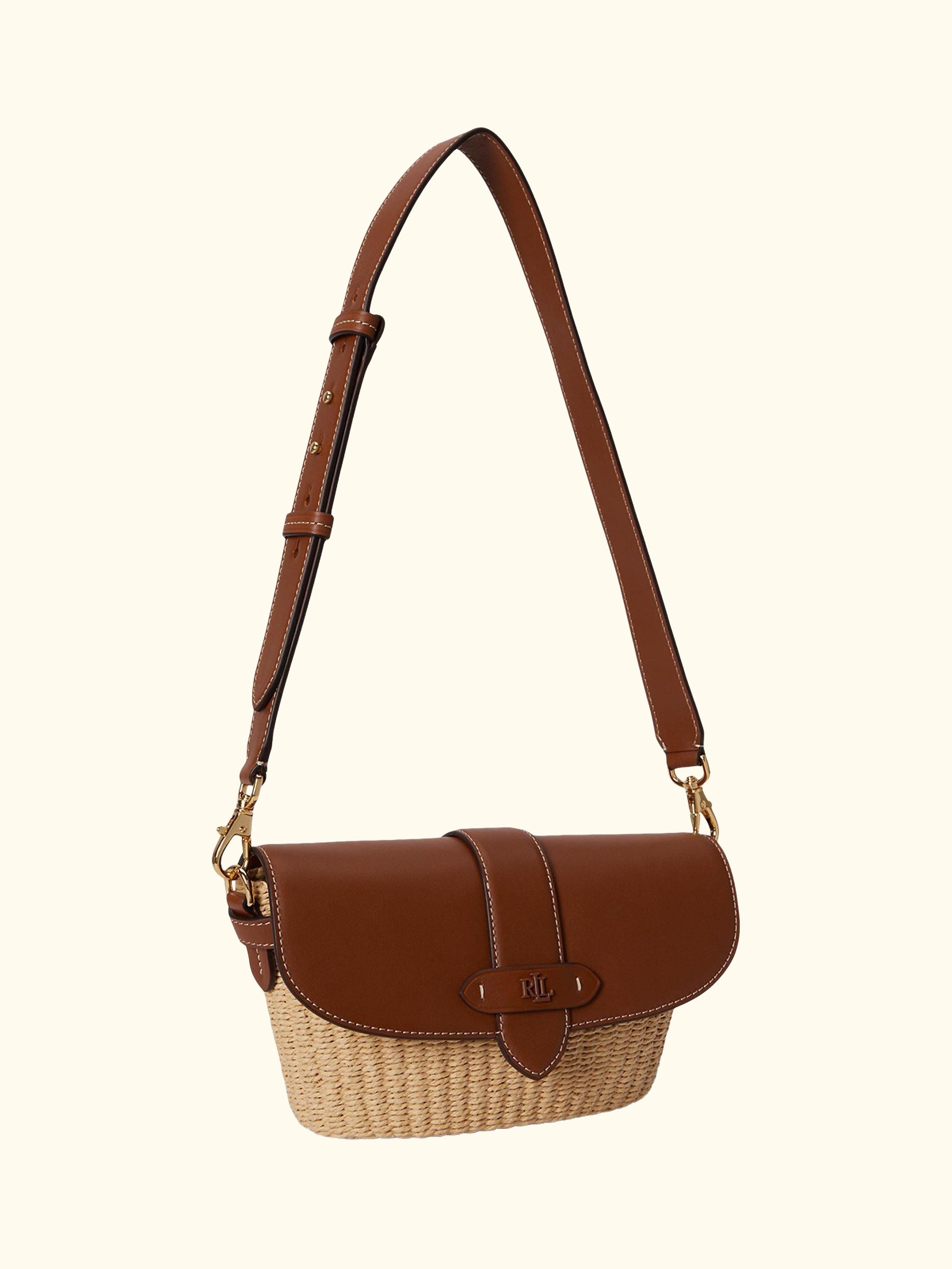 Lauren Ralph Lauren Lynden Small Shoulder Bag, Natural/Lauren Tan