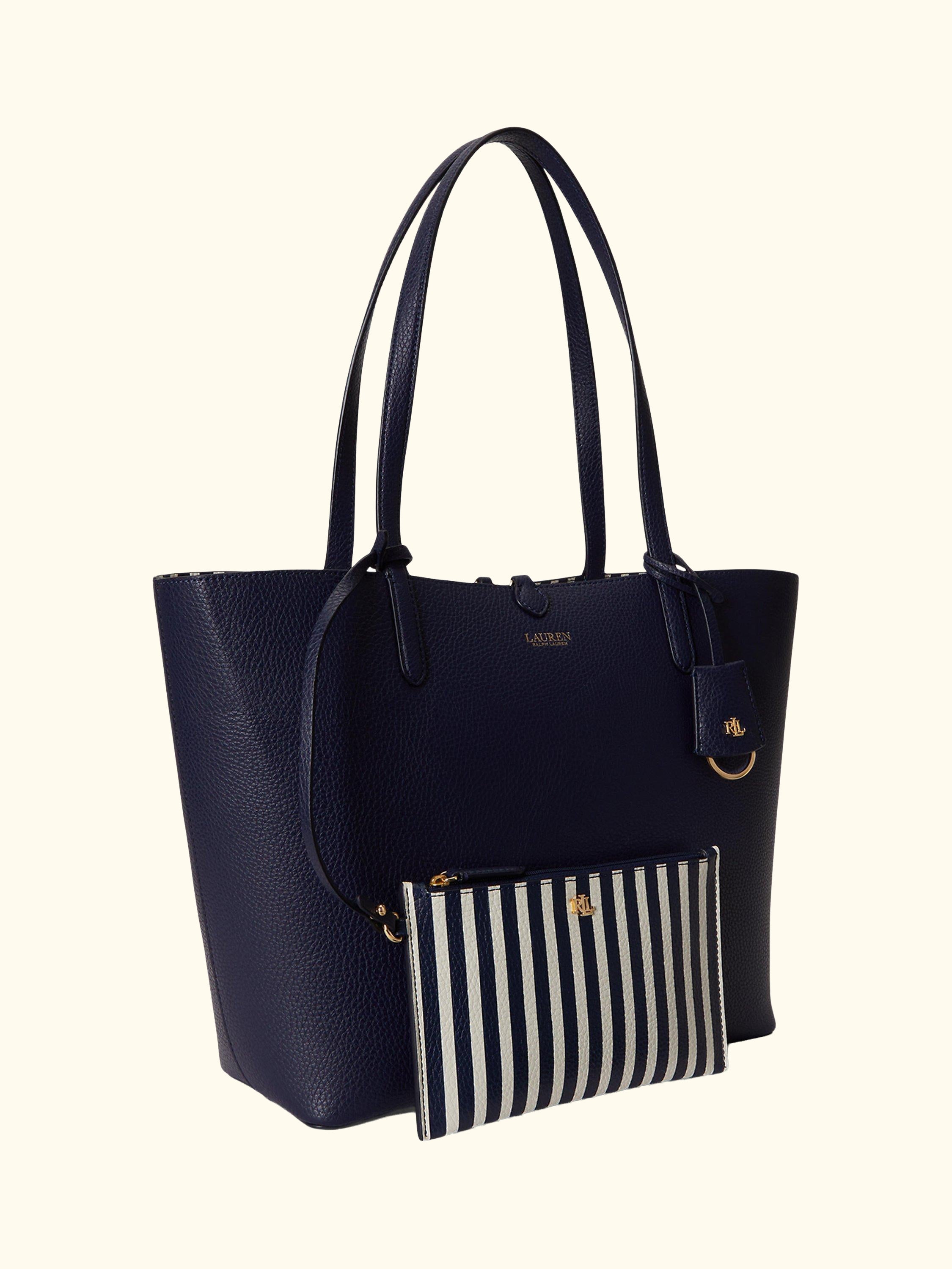 Lauren Ralph Lauren Reversible Tote Bag, White/Summer Paisley