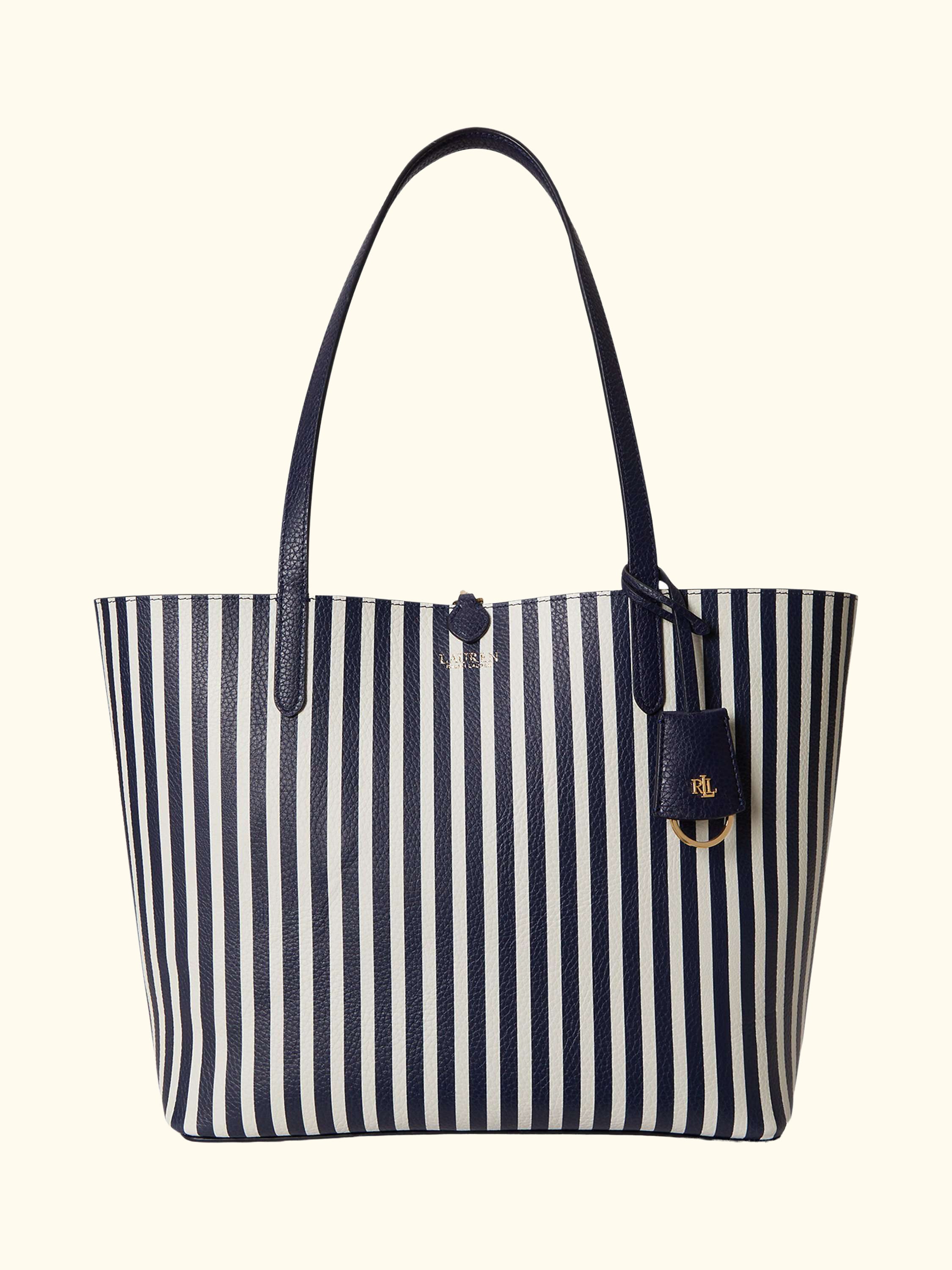 Lauren Ralph Lauren Reversible Tote Bag, White/Summer Paisley