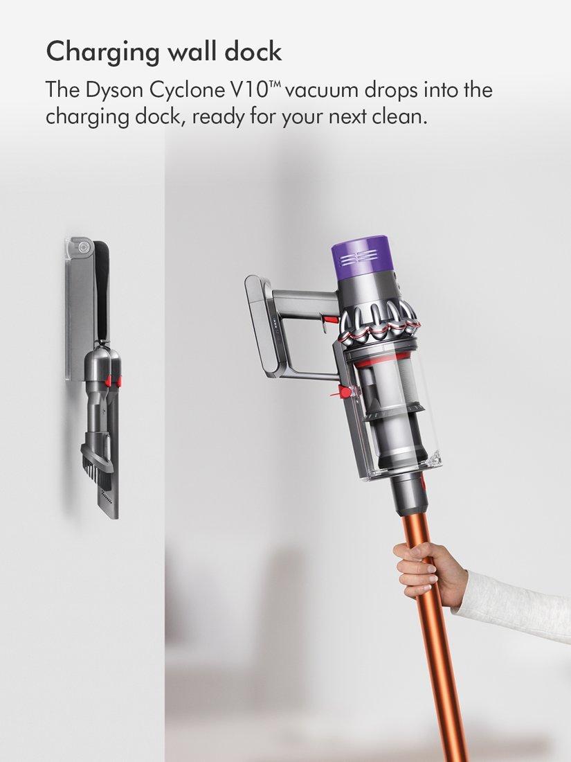 V10 Submarine Cordless Vacuum Cleaner, Nickel/Copper