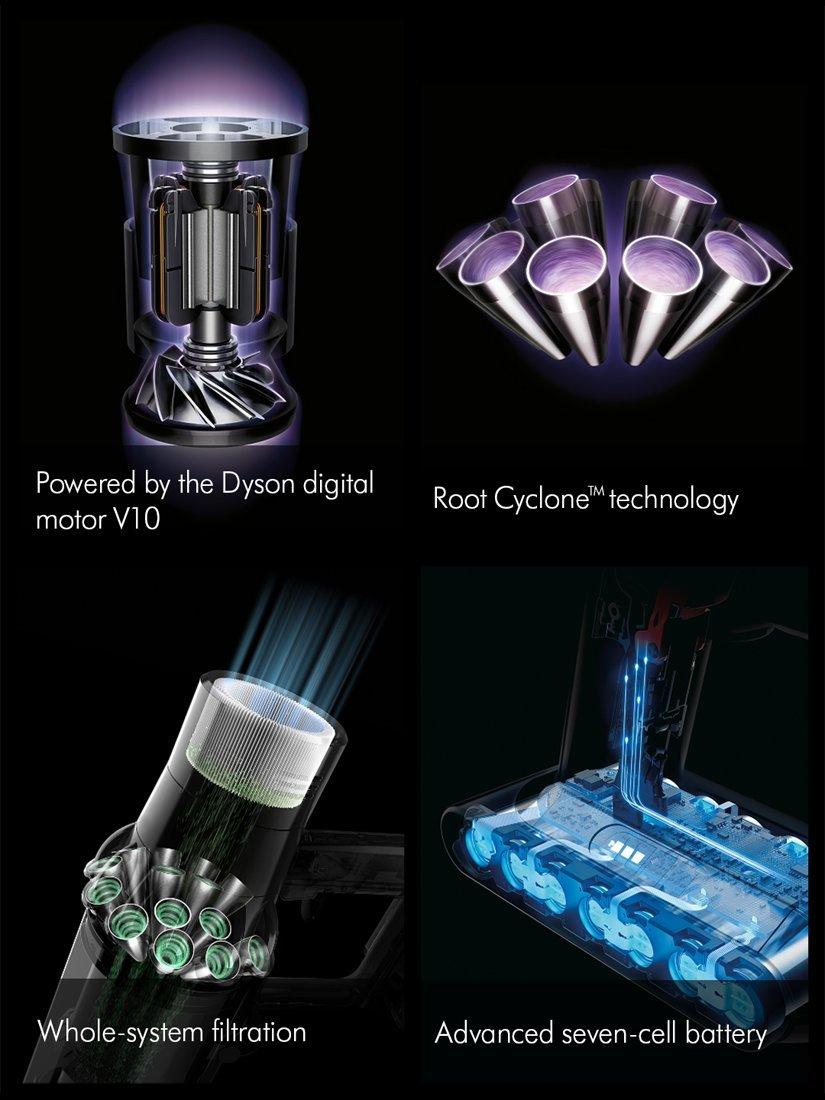 V10 Submarine Cordless Vacuum Cleaner, Nickel/Copper