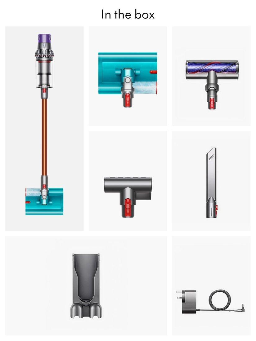 V10 Submarine Cordless Vacuum Cleaner, Nickel/Copper