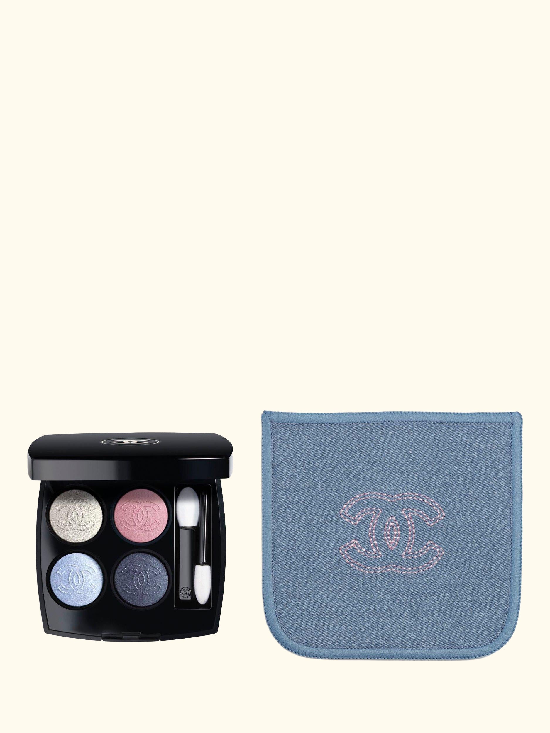 Les 4 Ombres Denim Multi-Effect Quadra Eyeshadow, 19 Denim Dream