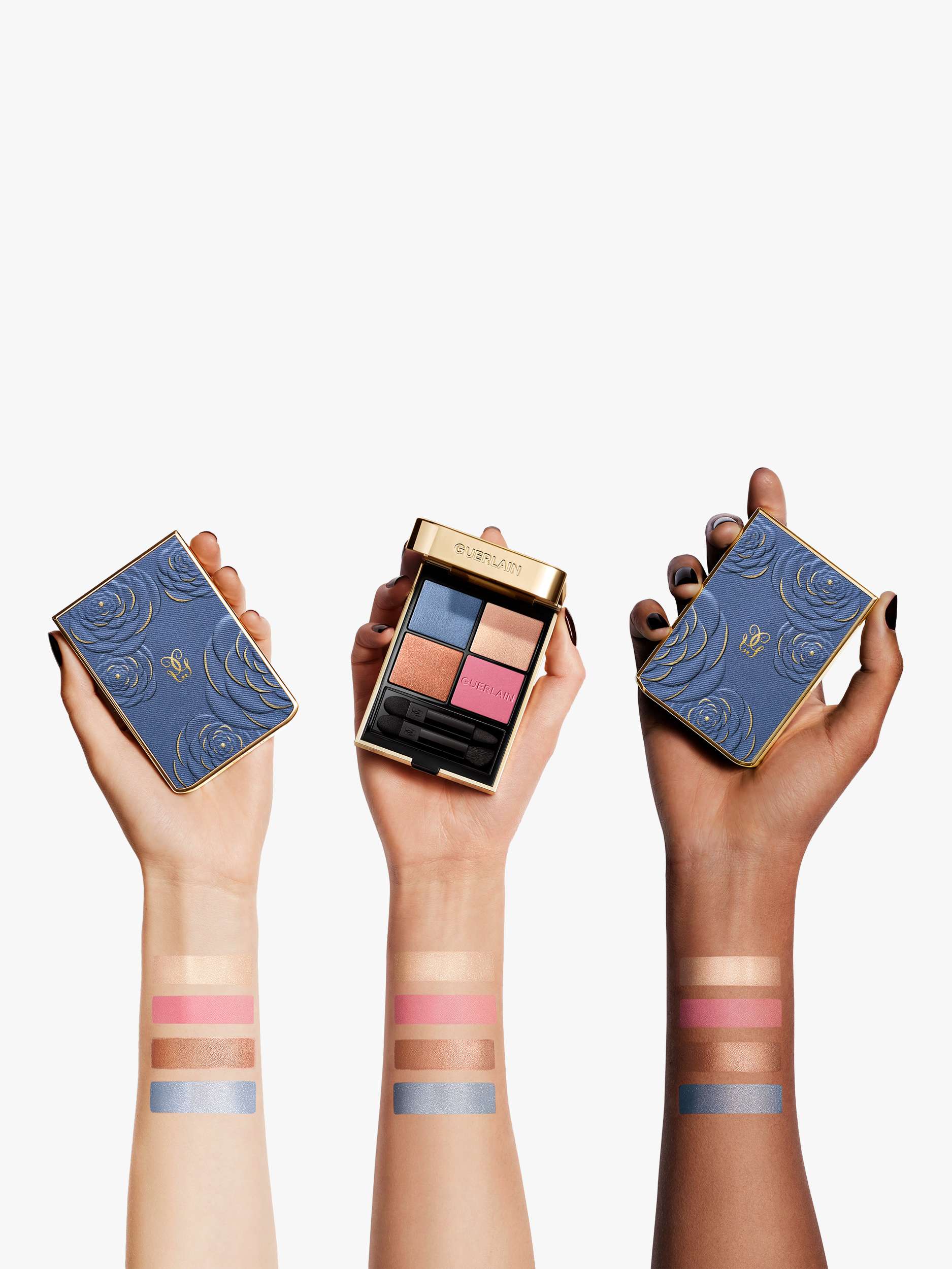 Limited Edition Ombres G Eyeshadow Quad, 396 Denim Blossom